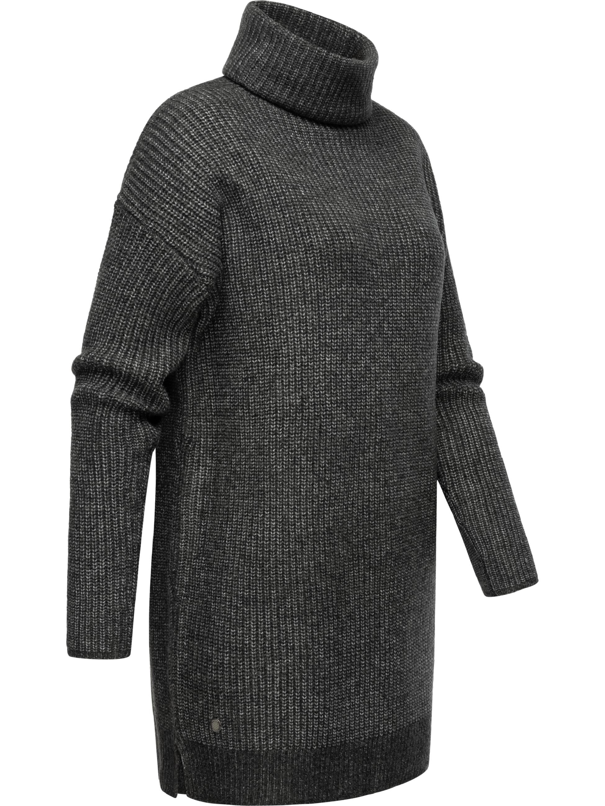 Strickpullover mit Rollkragen "Lynea Remake" Dark Grey