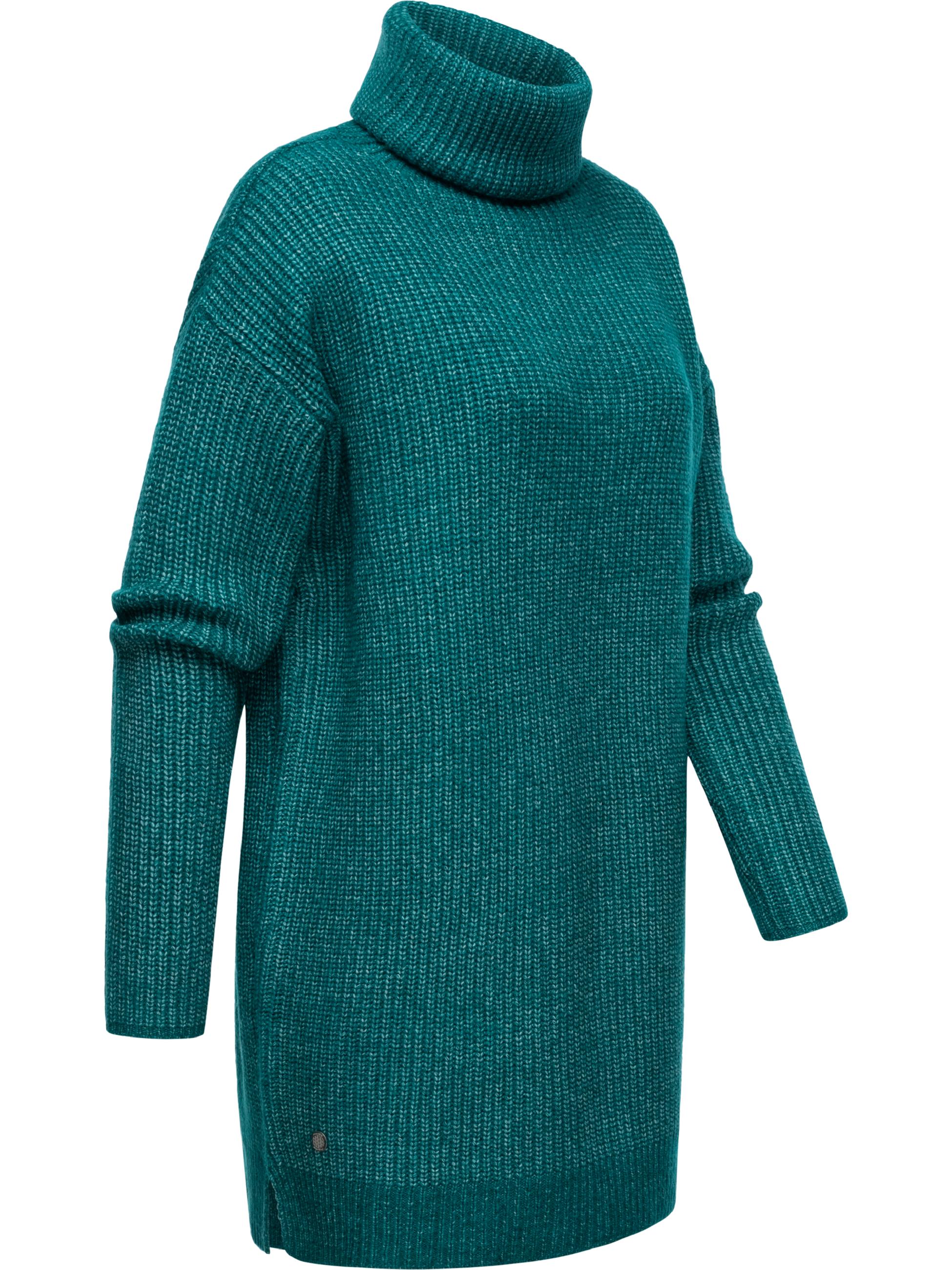 Strickpullover mit Rollkragen "Lynea Remake" Deep Ocean