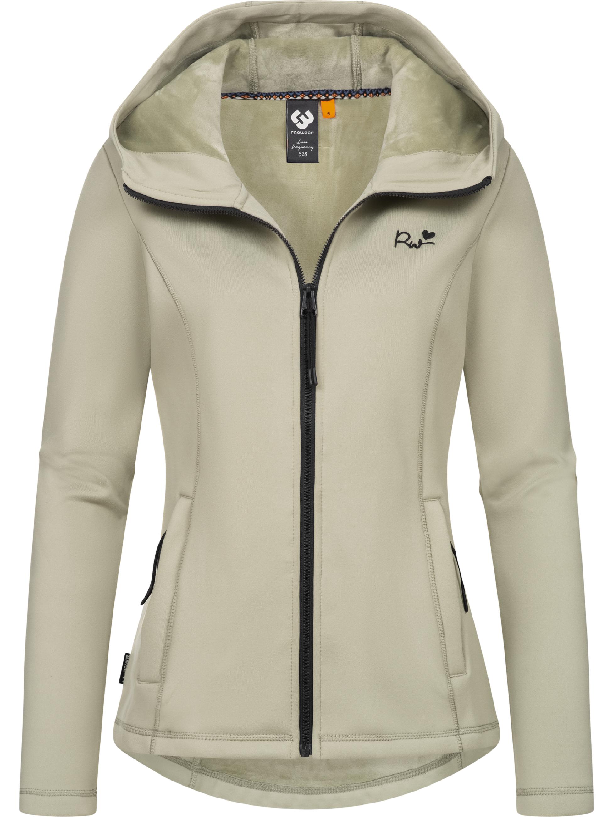 Weiche Sweatjacke mit Kapuze Lyshka Dusty Olive