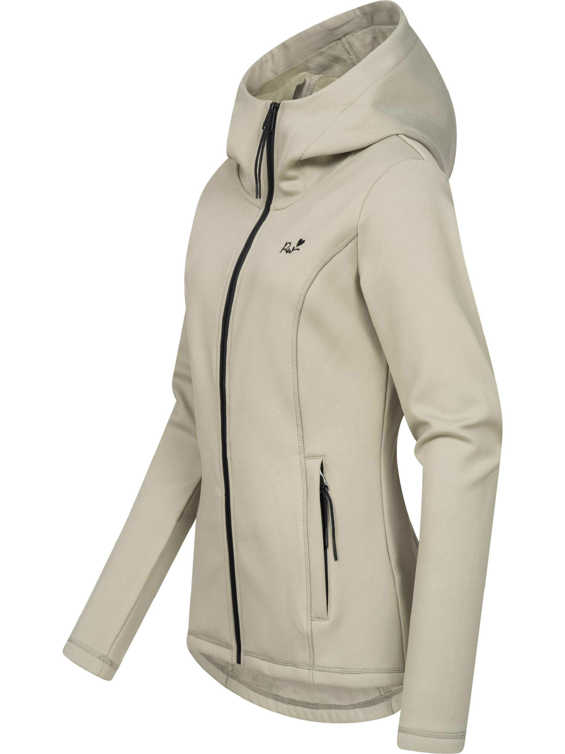 Weiche Sweatjacke mit Kapuze Lyshka Dusty Olive
