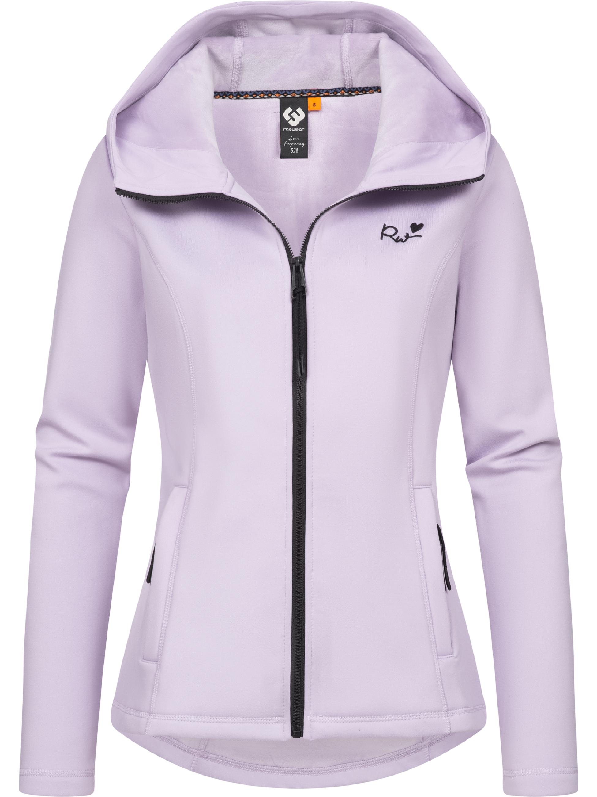 Weiche Sweatjacke mit Kapuze Lyshka Lavender