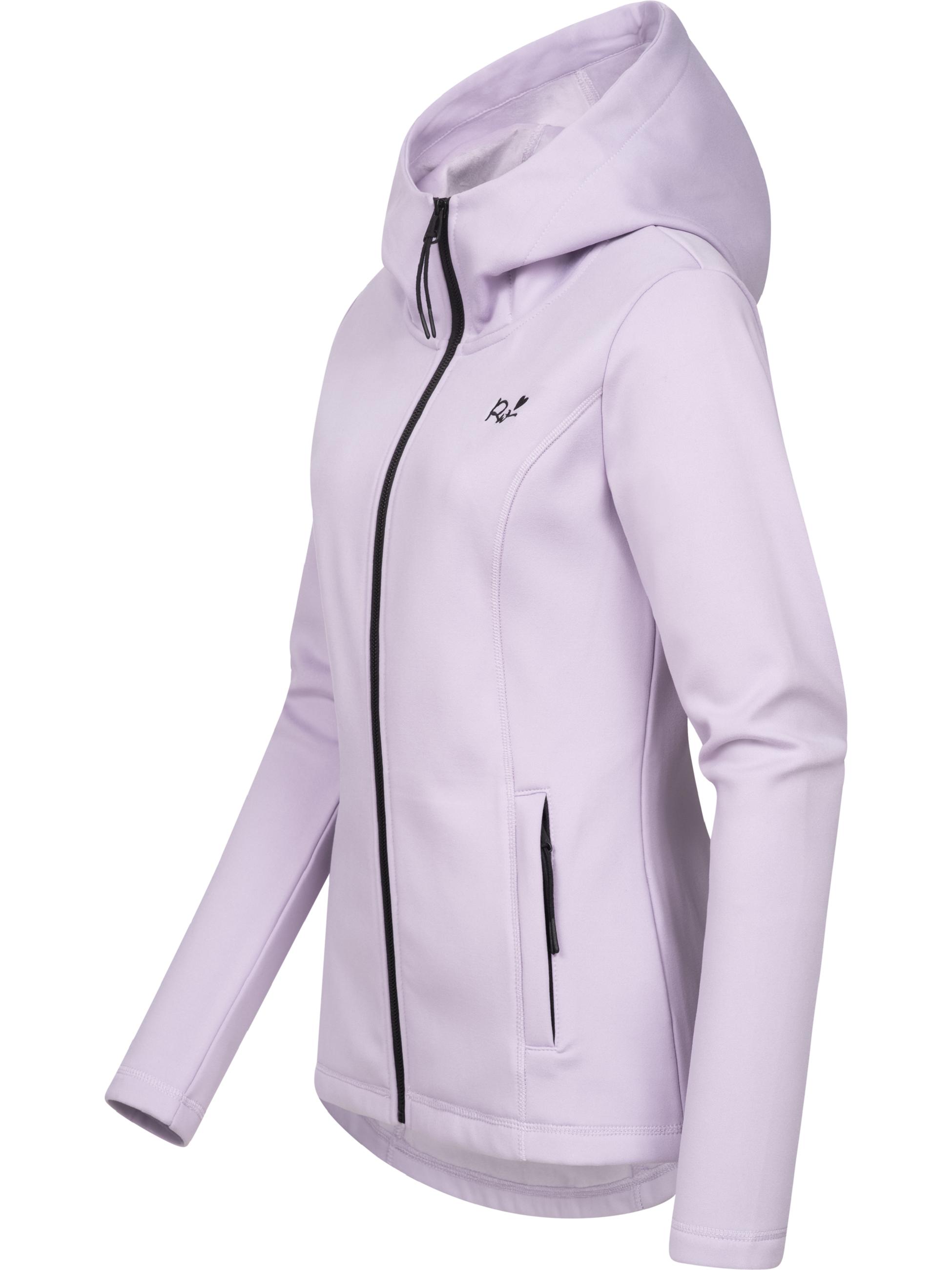 Weiche Sweatjacke mit Kapuze Lyshka Lavender