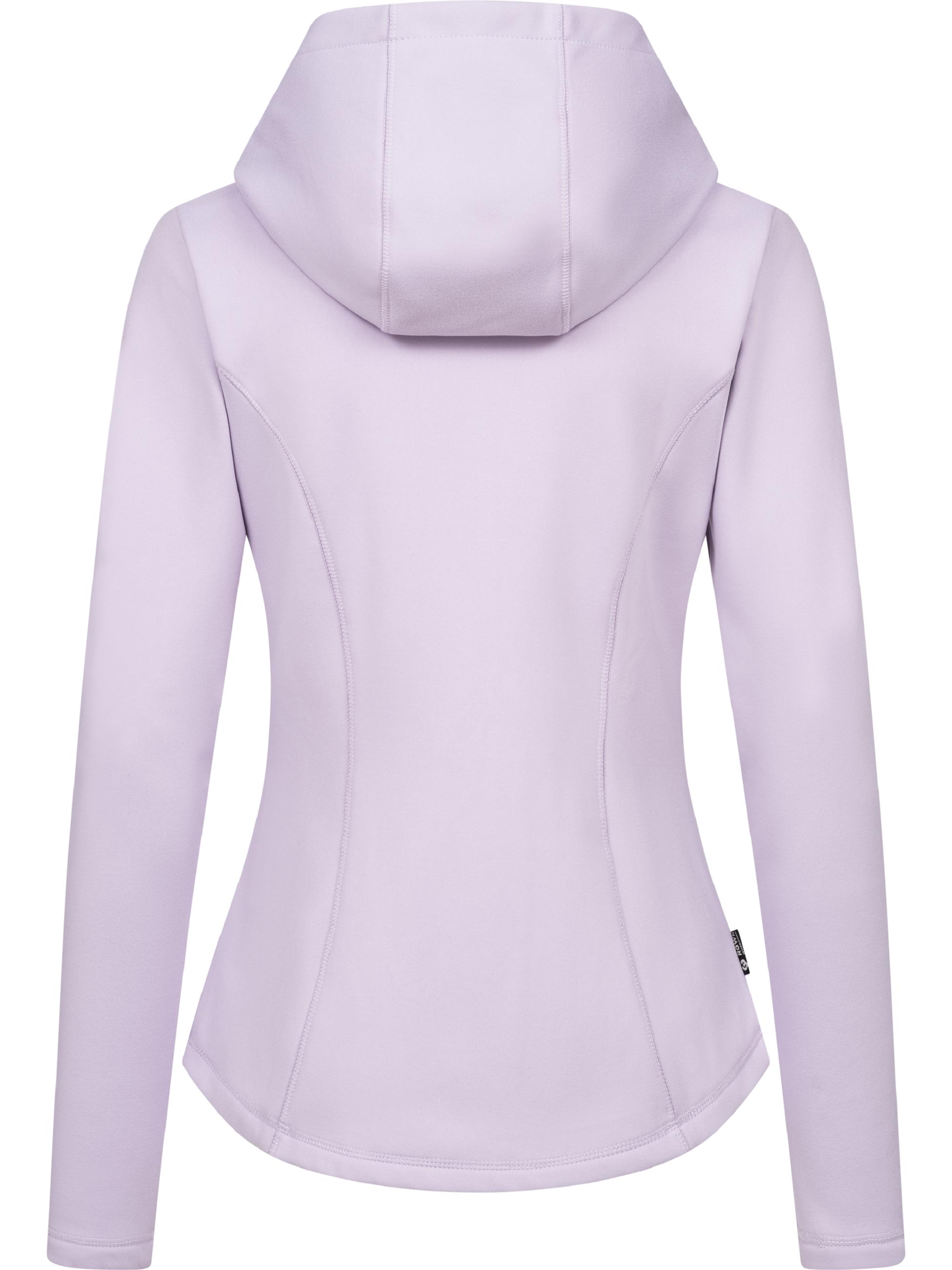 Weiche Sweatjacke mit Kapuze Lyshka Lavender