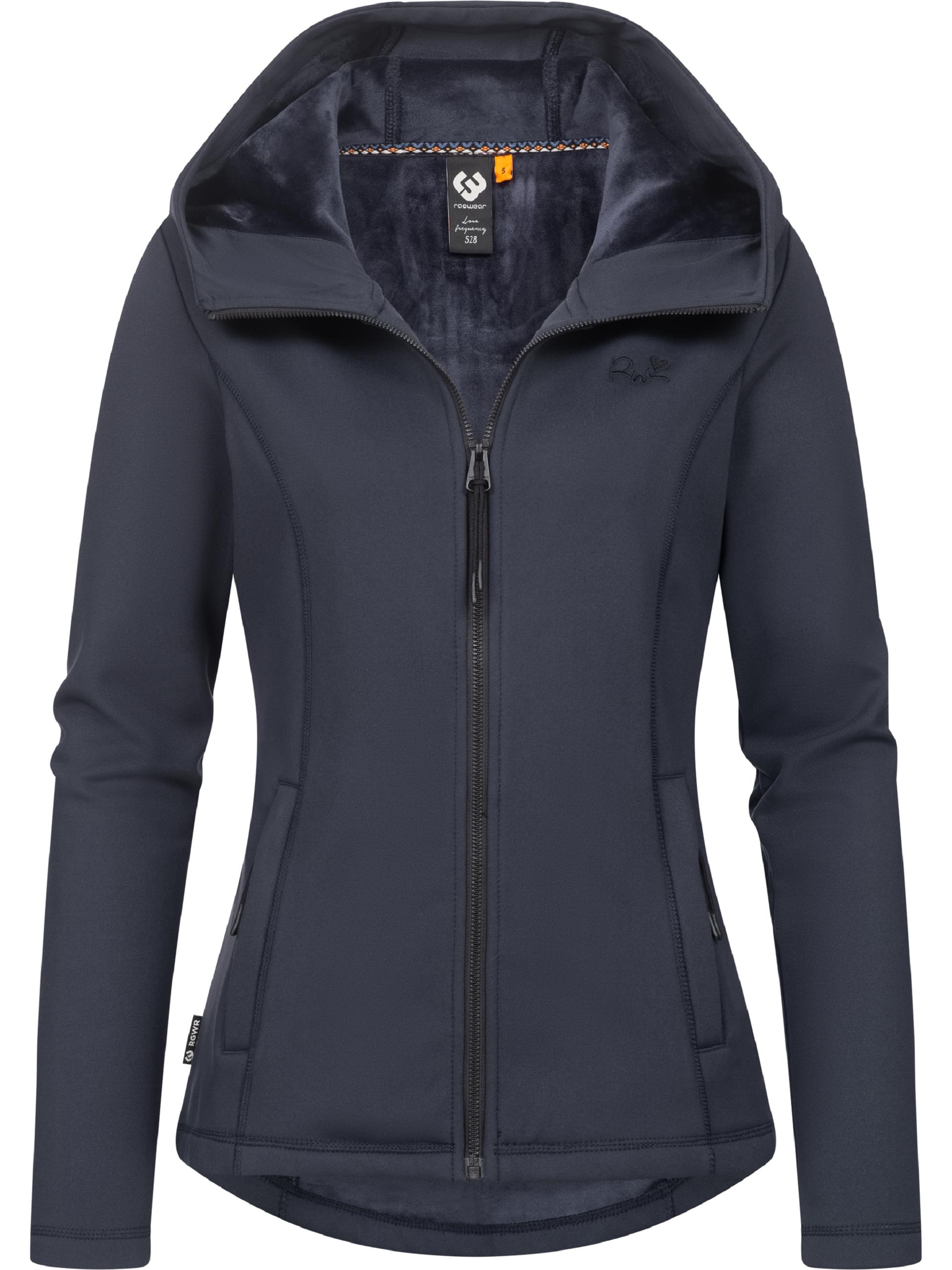 Weiche Sweatjacke mit Kapuze "Lyshka" Navy