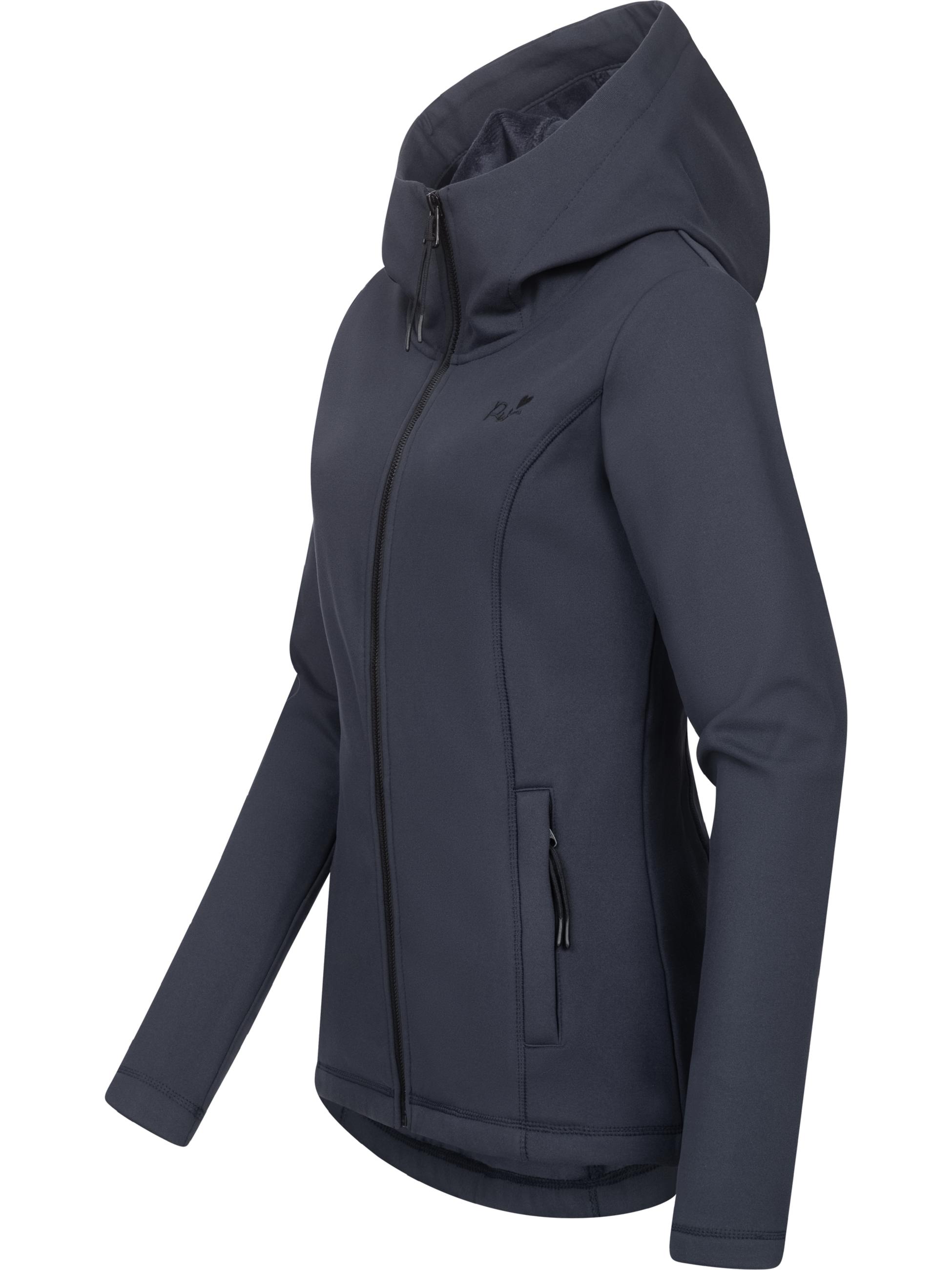 Weiche Sweatjacke mit Kapuze "Lyshka" Navy