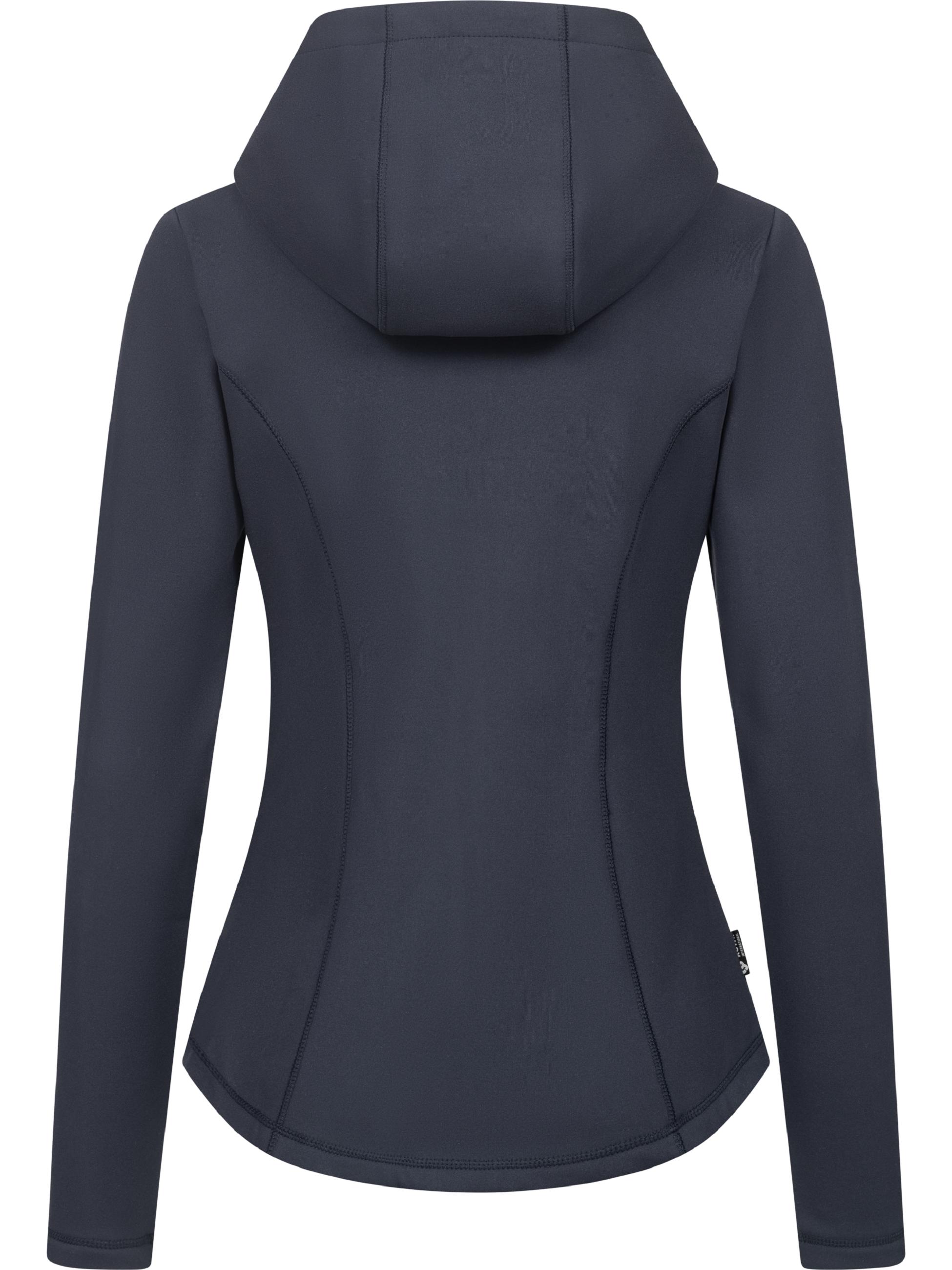 Weiche Sweatjacke mit Kapuze "Lyshka" Navy