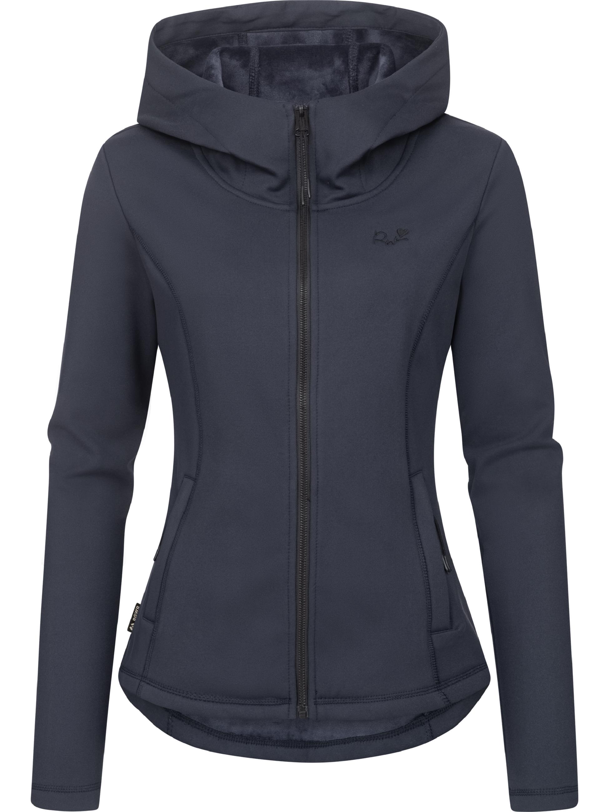 Weiche Sweatjacke mit Kapuze "Lyshka" Navy