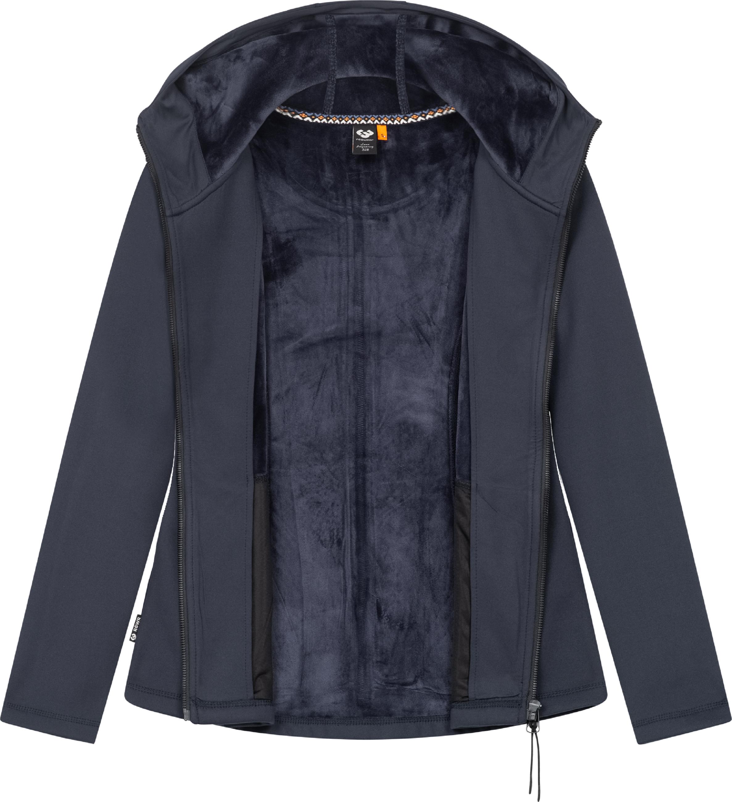 Weiche Sweatjacke mit Kapuze "Lyshka" Navy