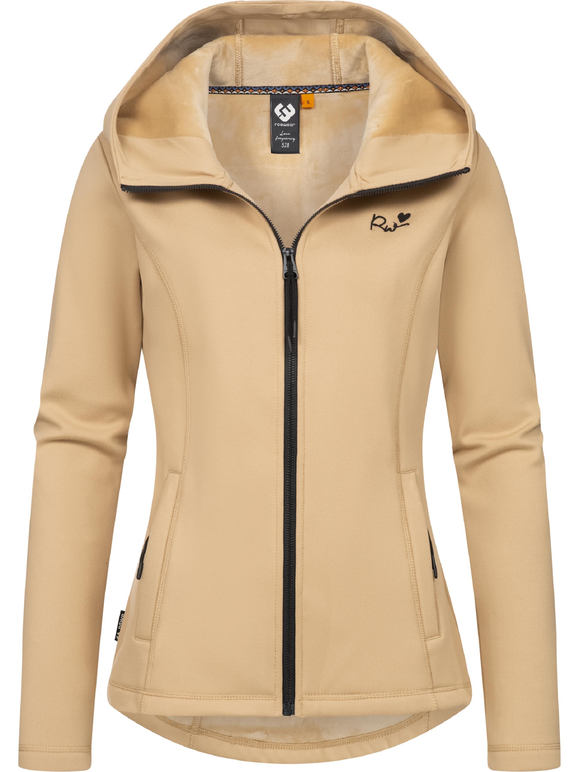 Weiche Sweatjacke mit Kapuze Lyshka Taupe