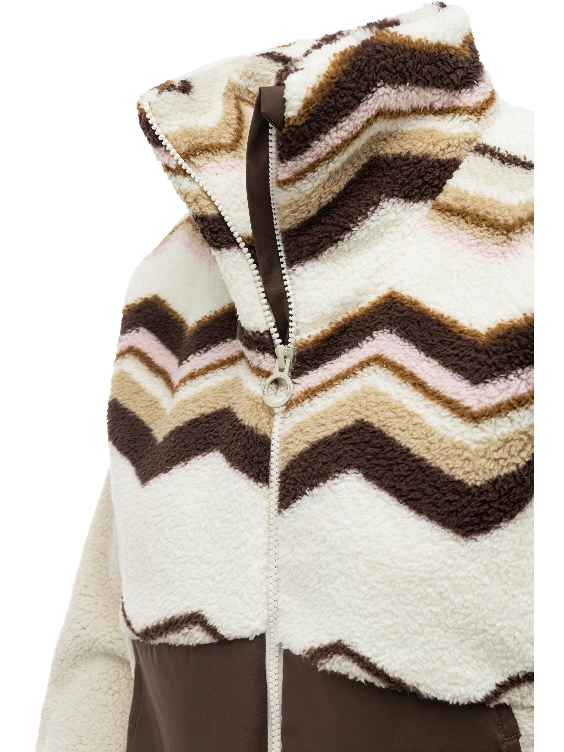 Plüschjacke "Madaras Print Y" Light Combo