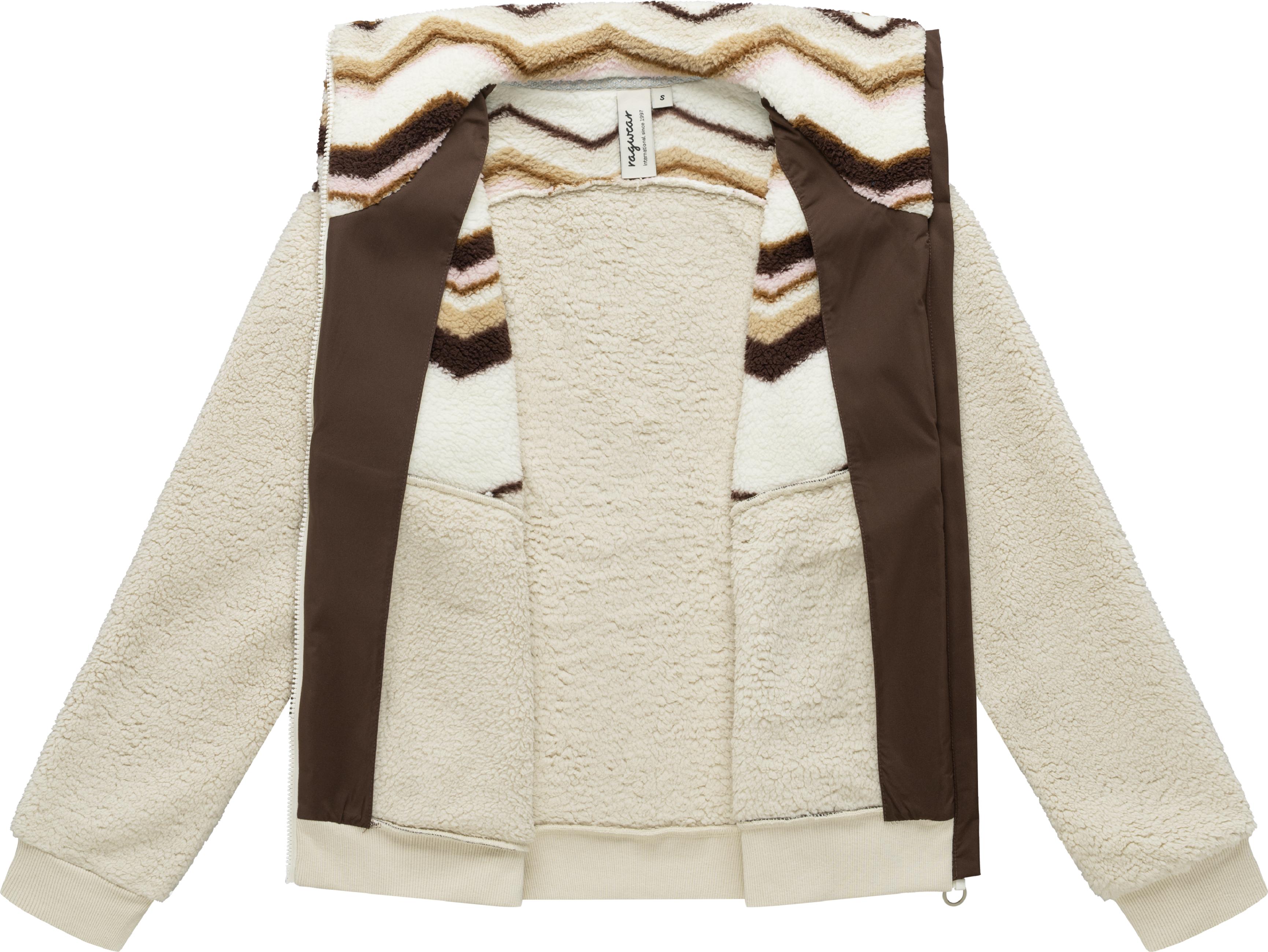 Plüschjacke "Madaras Print Y" Light Combo