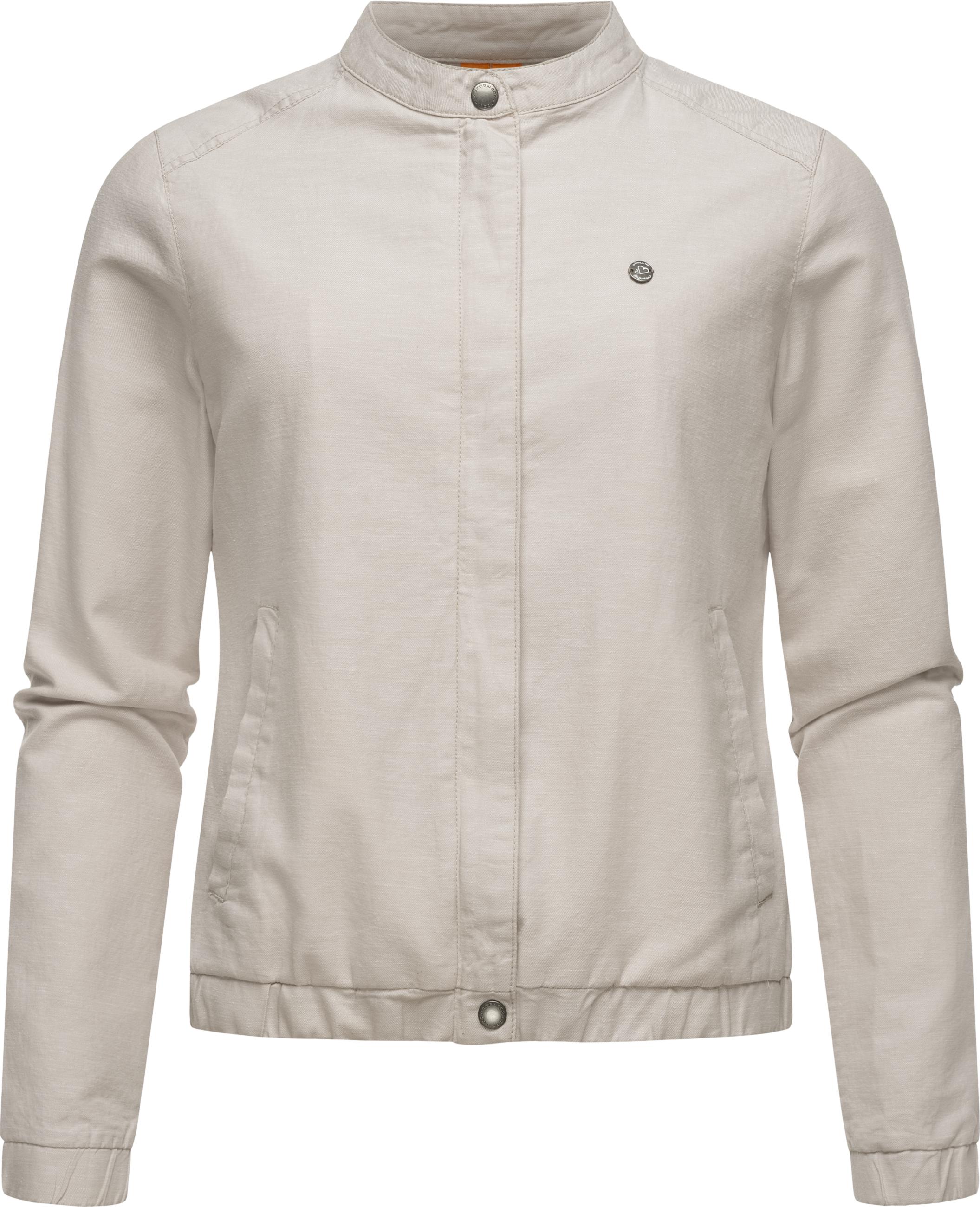 Leichte Leinen Sommerjacke "Malawi Linen" Bone