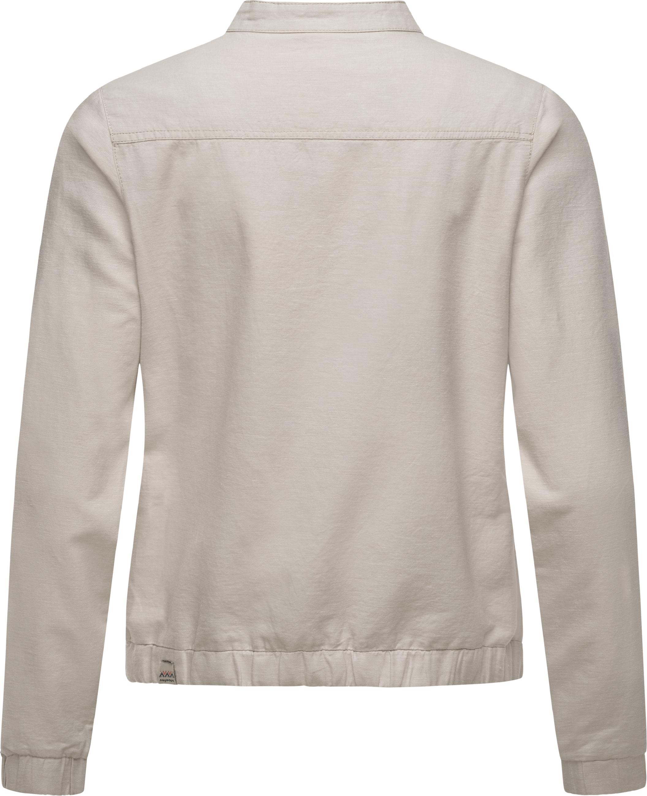 Leichte Leinen Sommerjacke "Malawi Linen" Bone