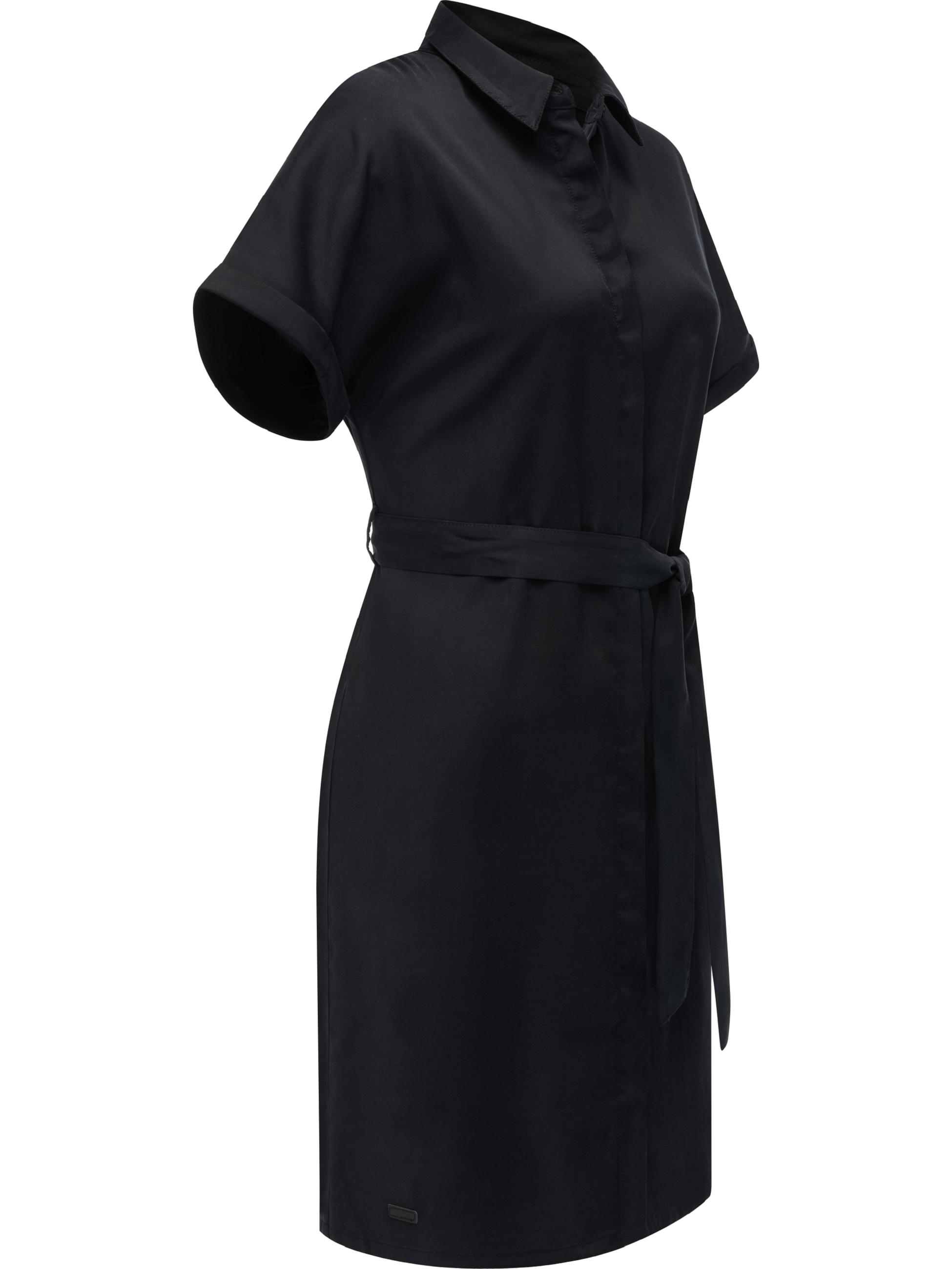 Blusenkleid mit Taillenband "Manilla" Black