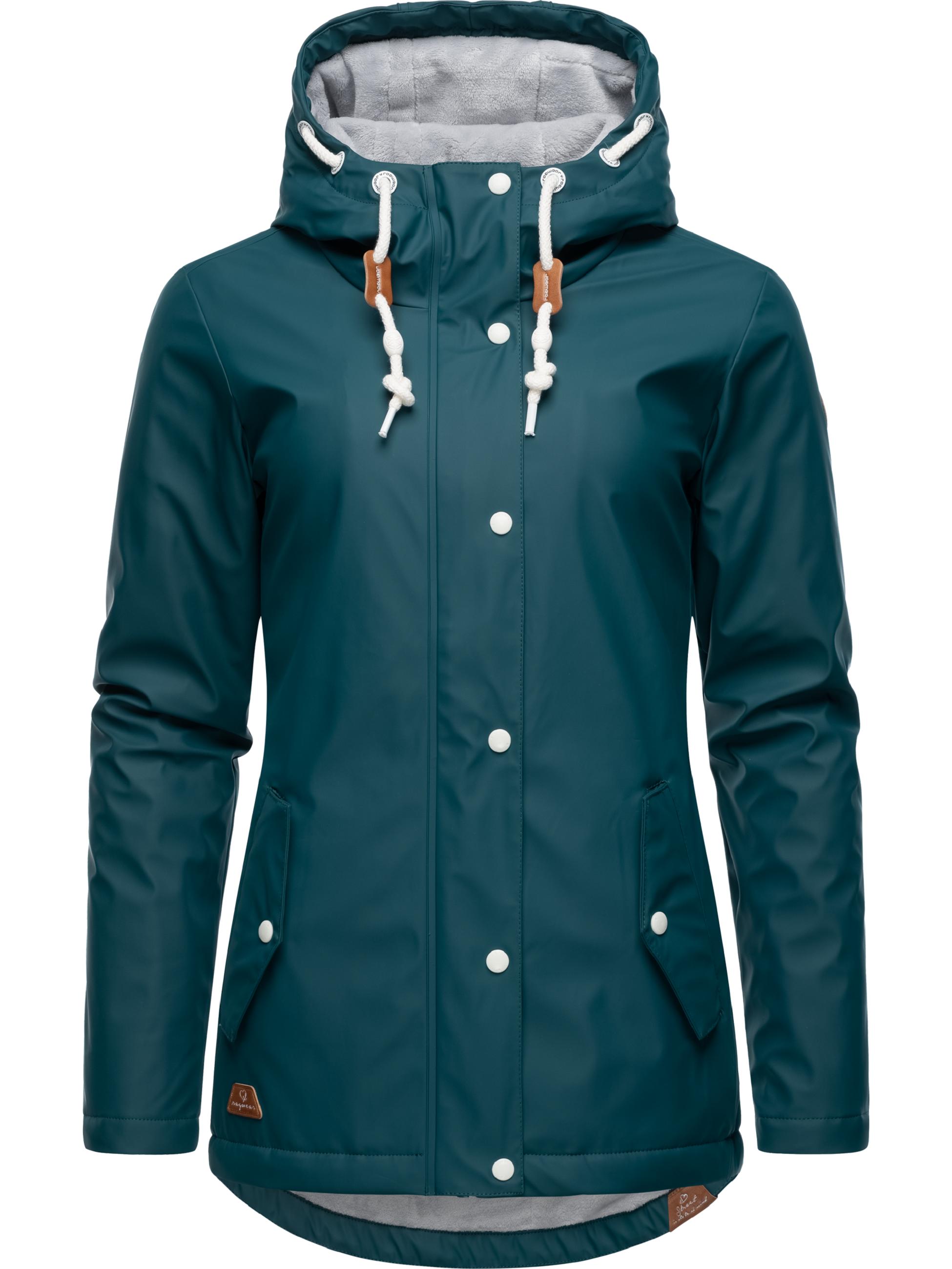 wasserdichte Regenjacke mit Kapuze "Marge" Dark Green22