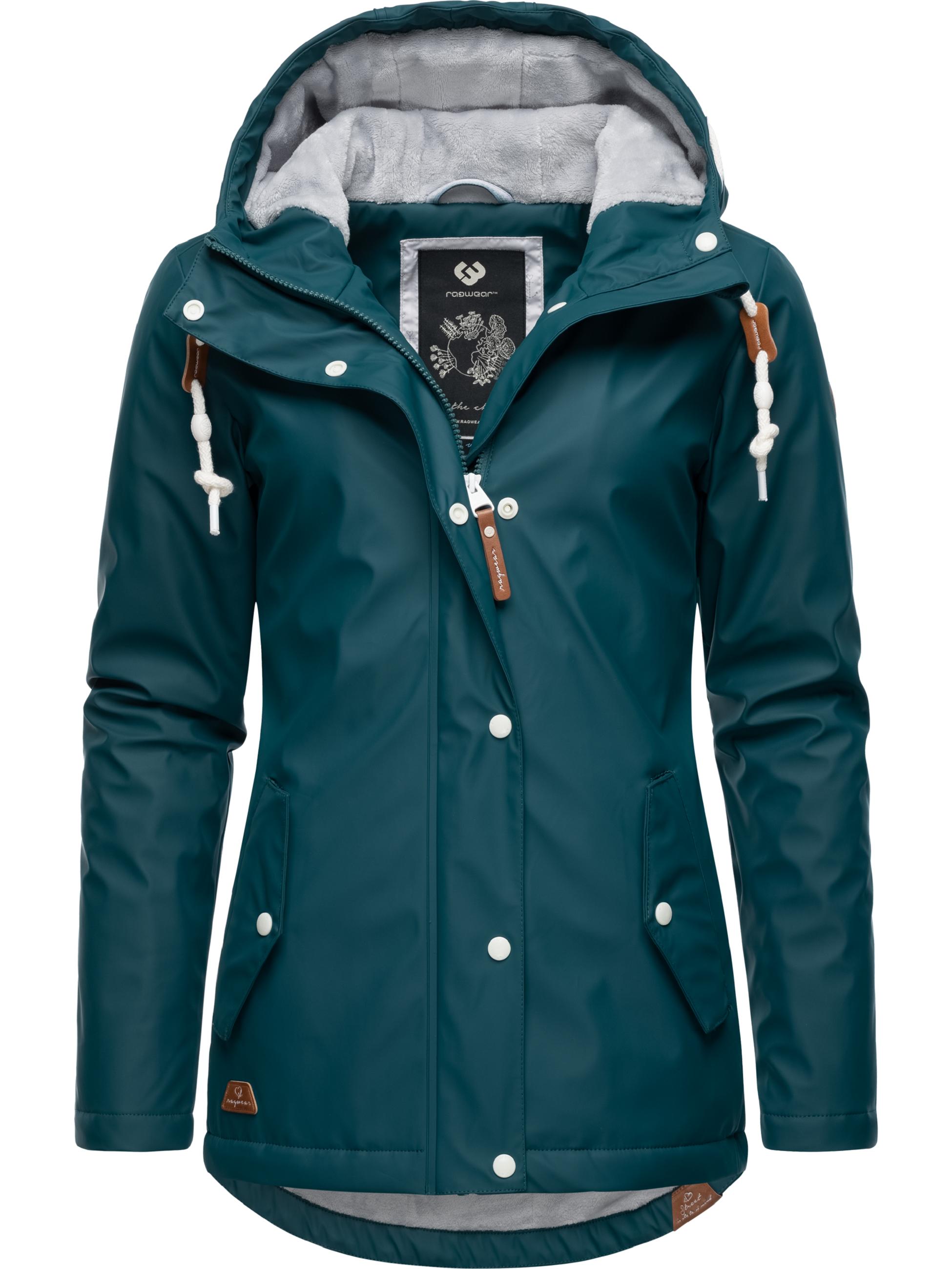 wasserdichte Regenjacke mit Kapuze "Marge" Dark Green22