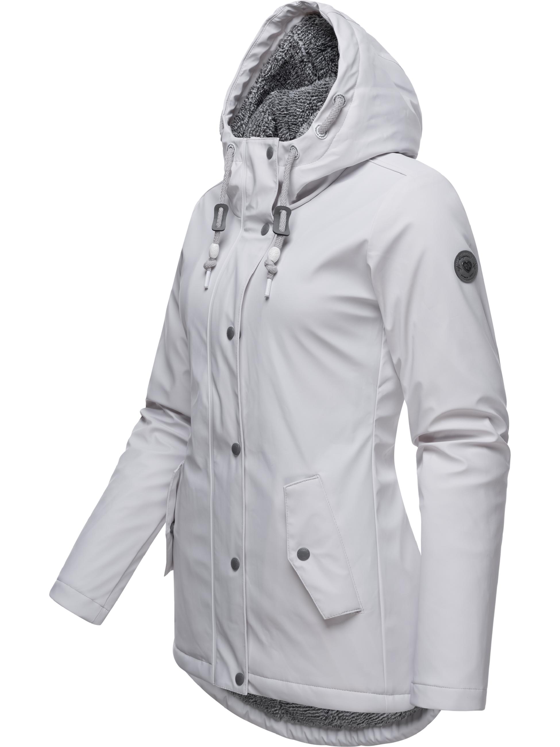 Regenjacke mit Kapuze "Marge" Light Grey022