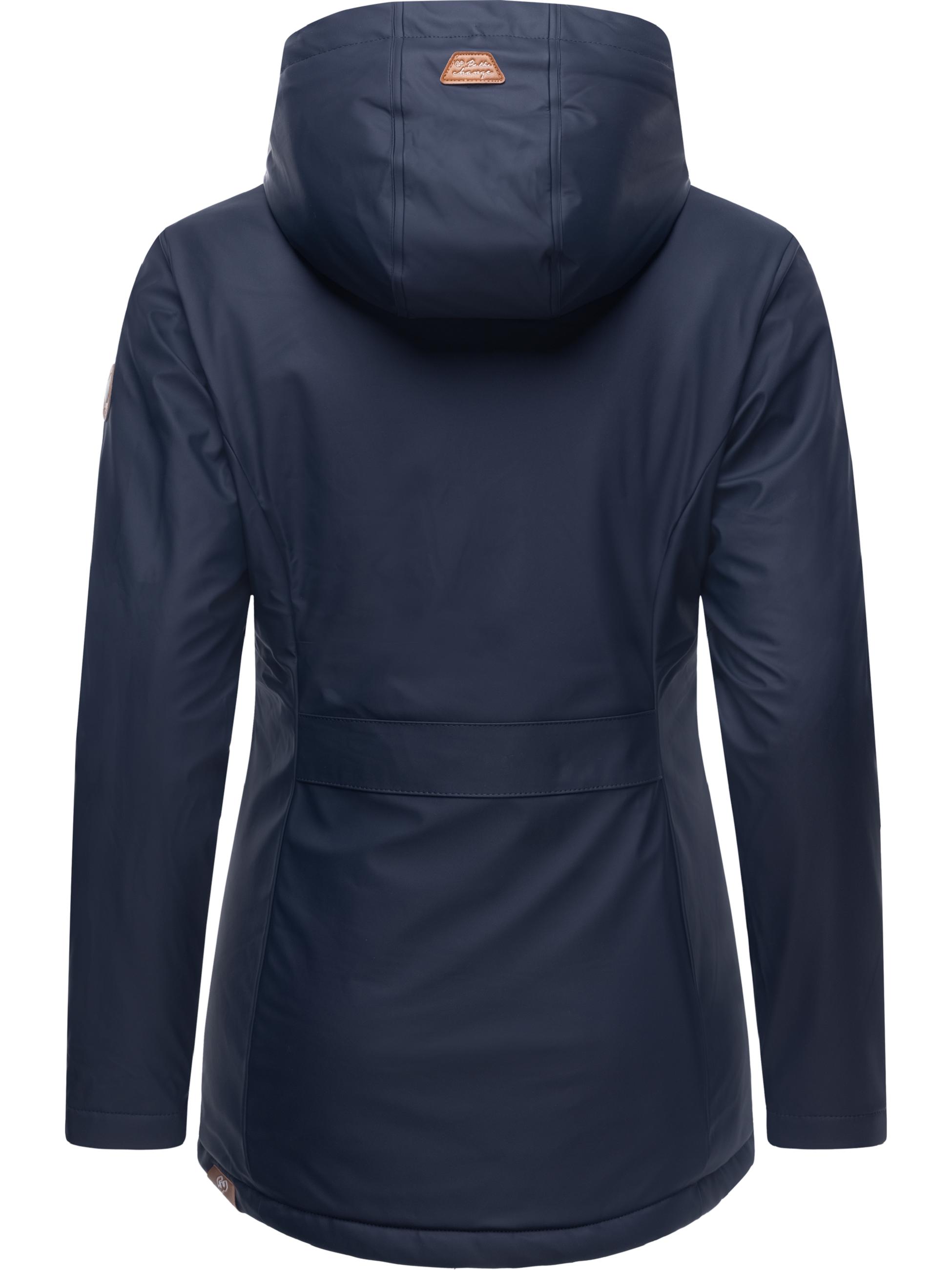 wasserdichte Regenjacke mit Kapuze "Marge" Navy022