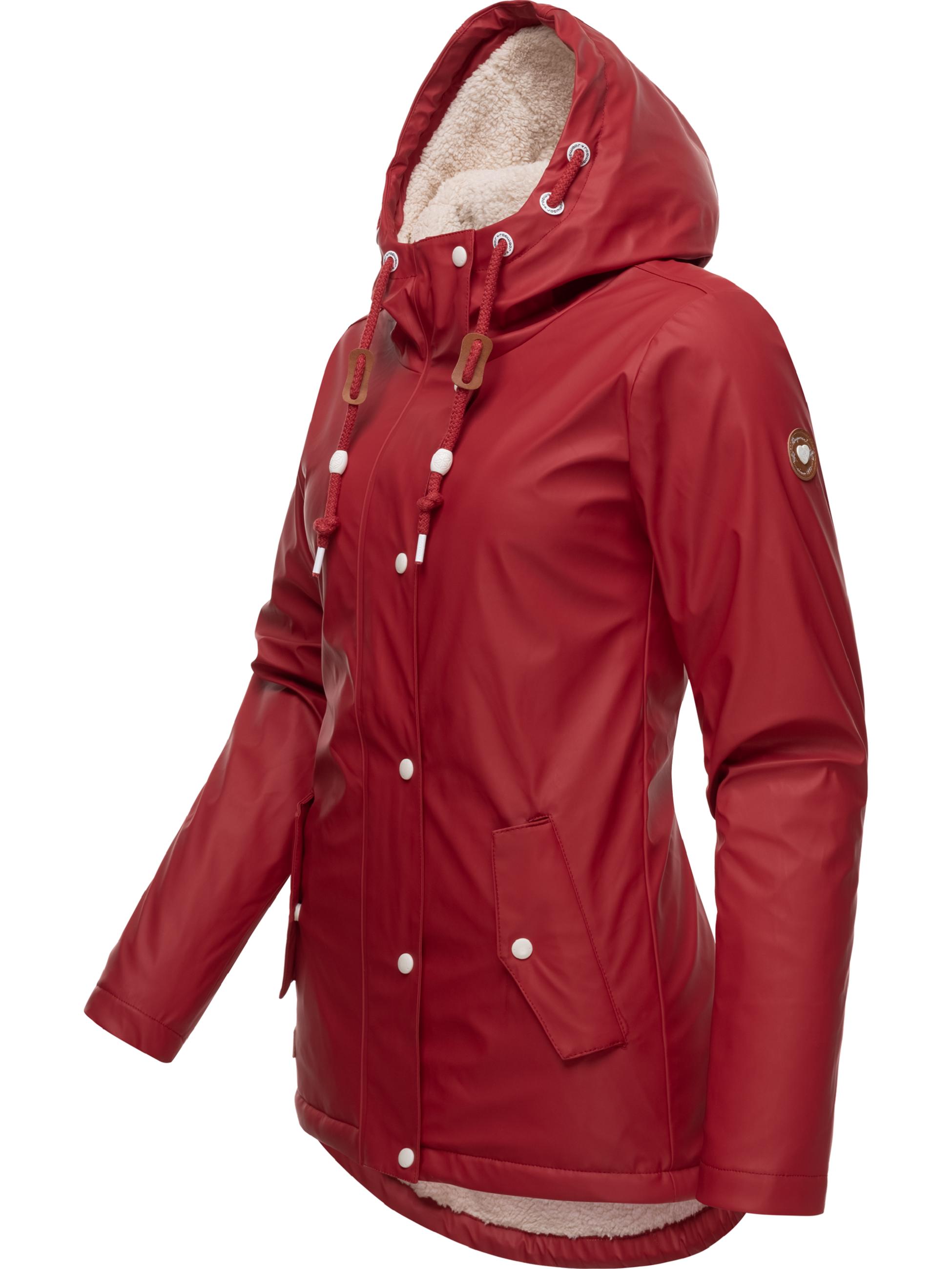 Regenjacke mit Kapuze "Marge" Red022