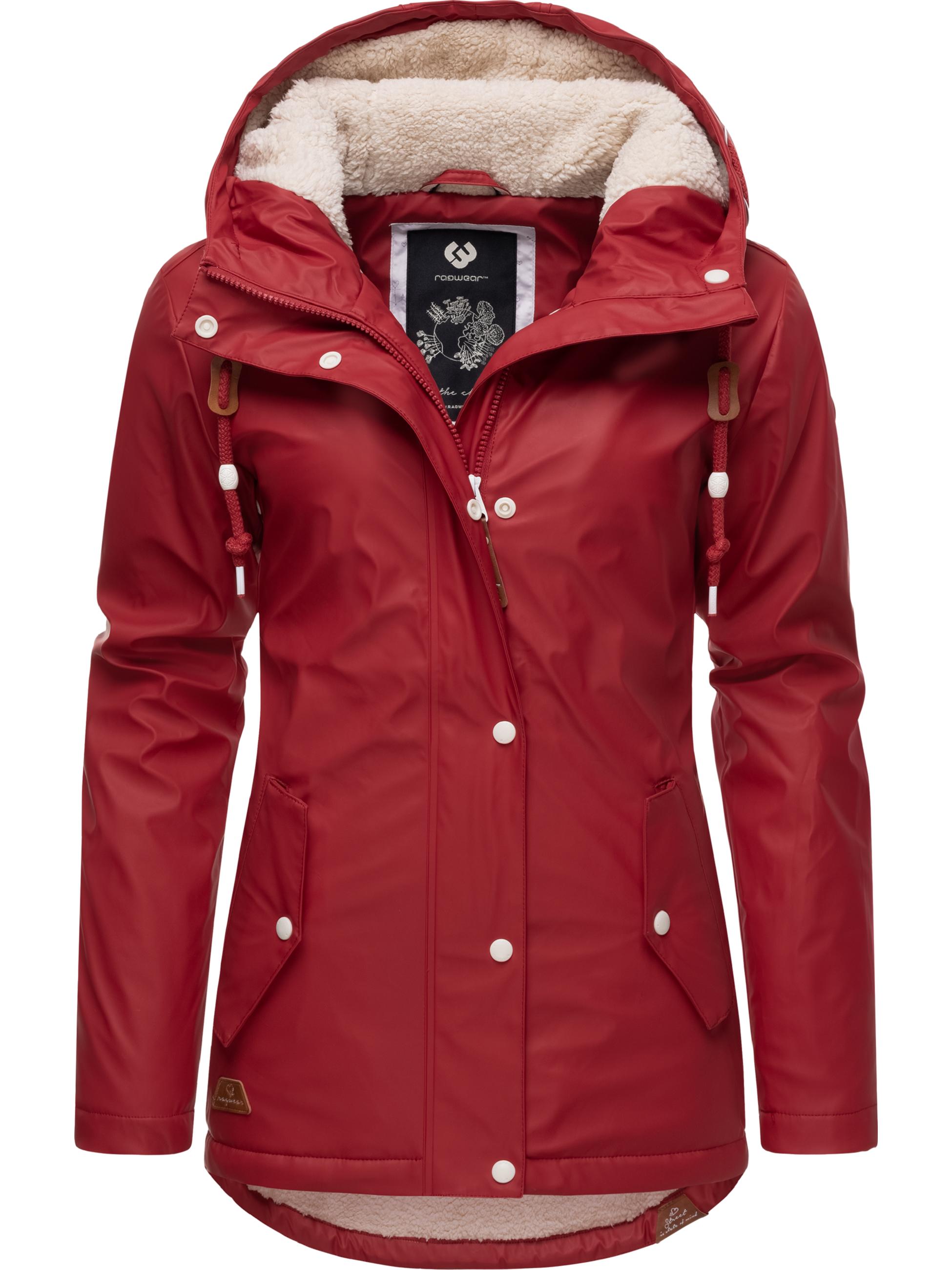 Regenjacke mit Kapuze "Marge" Red022