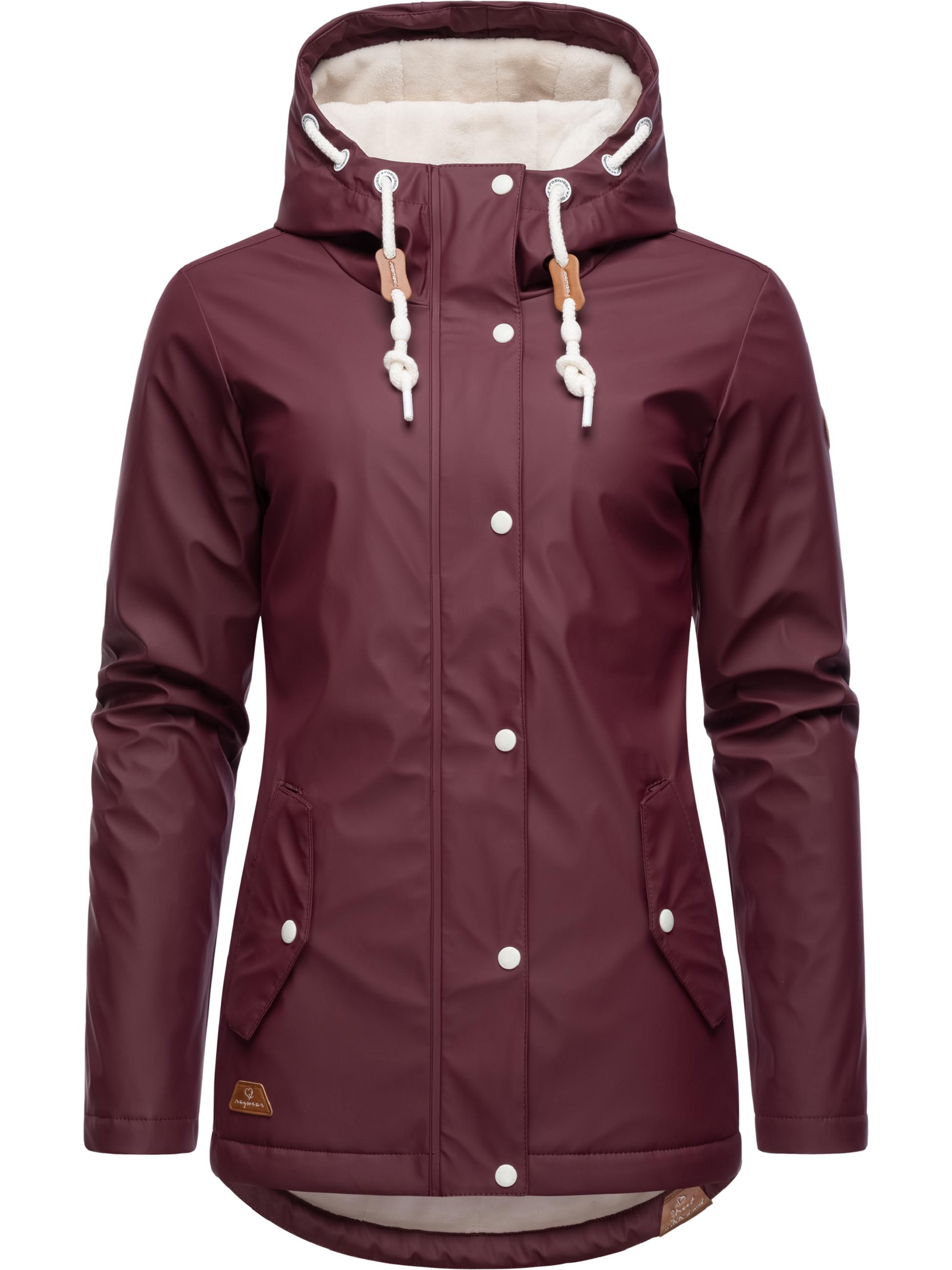 Regenjacke mit Kapuze "Marge" Wine Red22