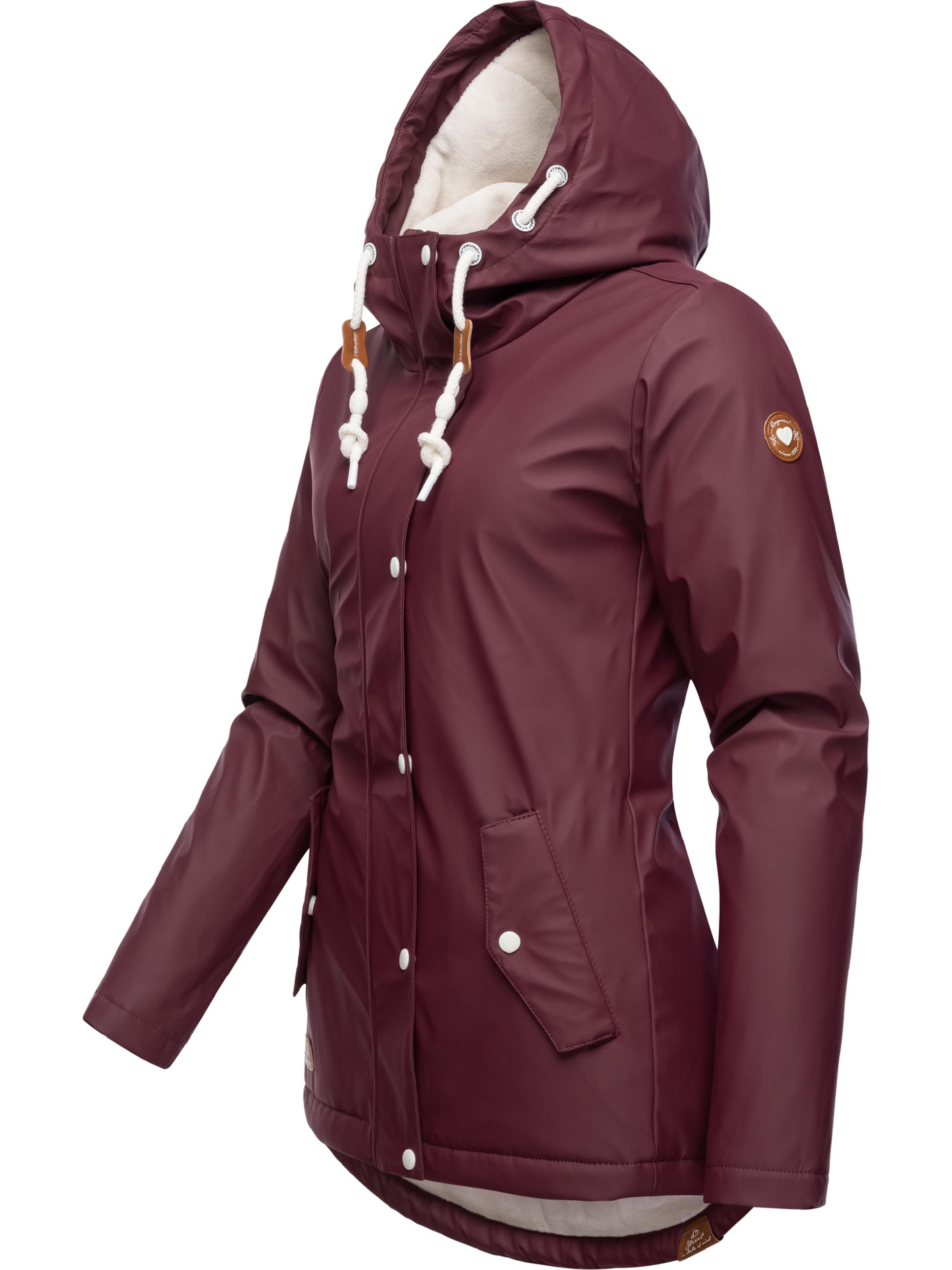 Regenjacke mit Kapuze "Marge" Wine Red22