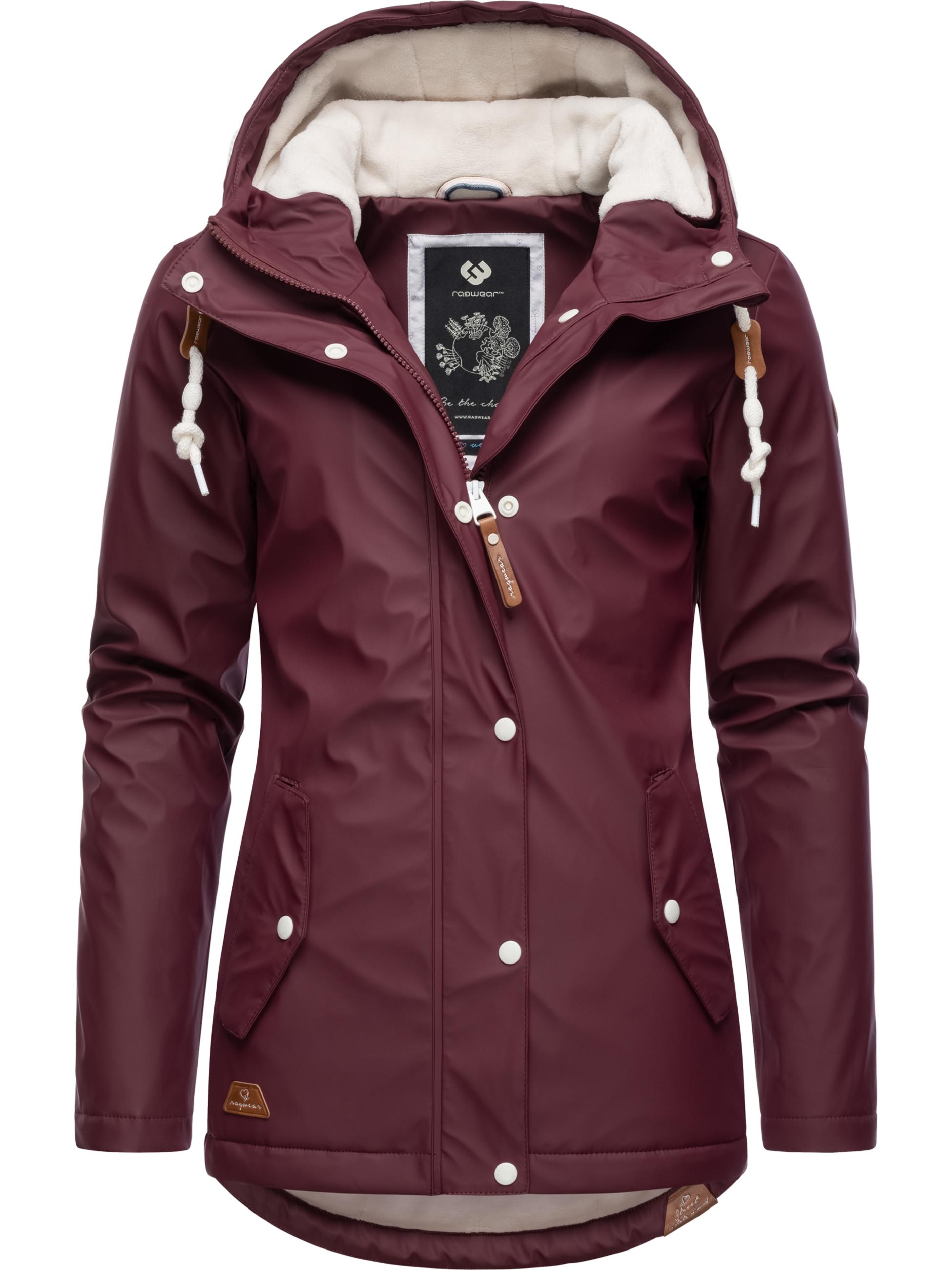 Regenjacke mit Kapuze "Marge" Wine Red22