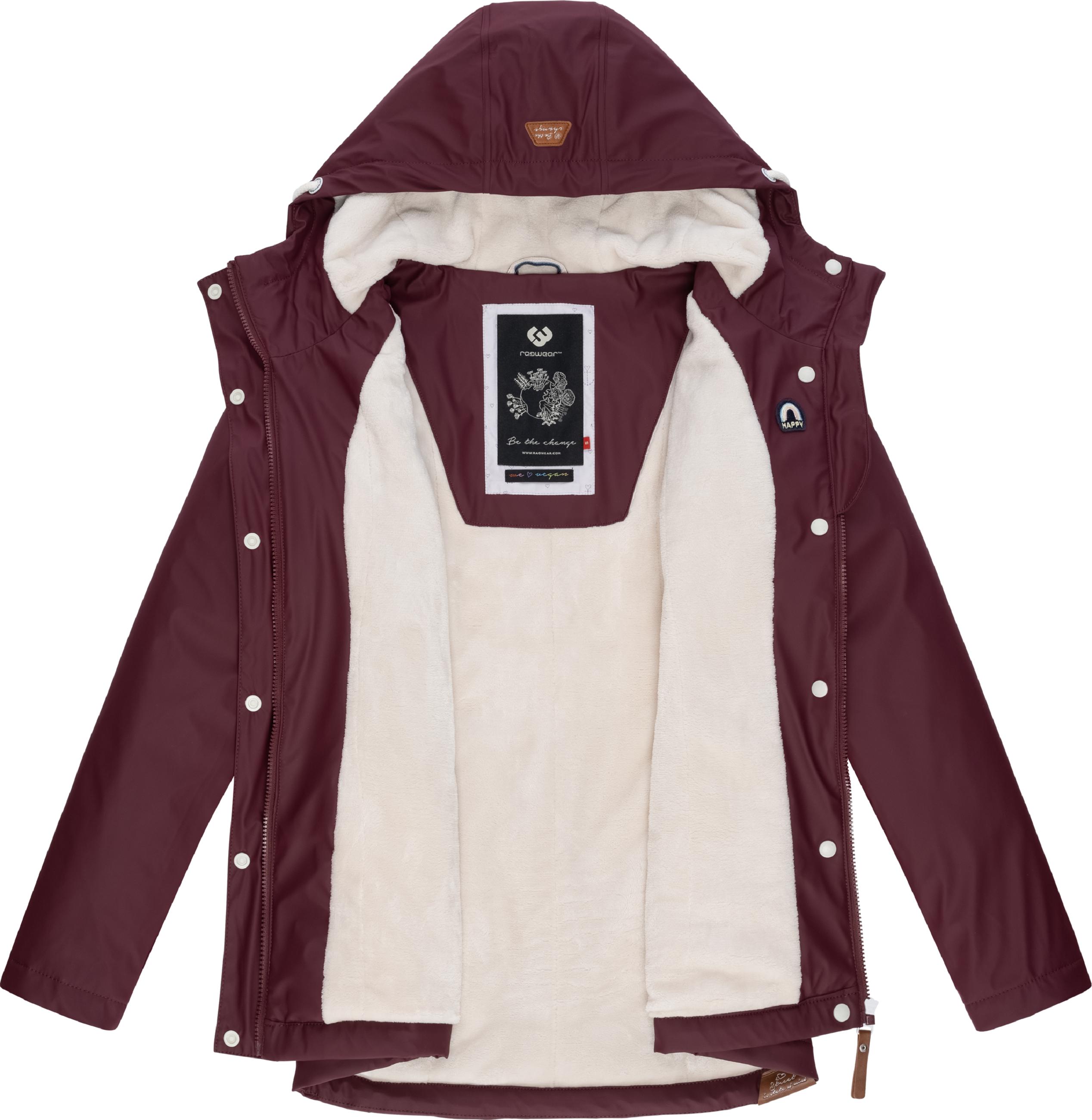 Regenjacke mit Kapuze "Marge" Wine Red22