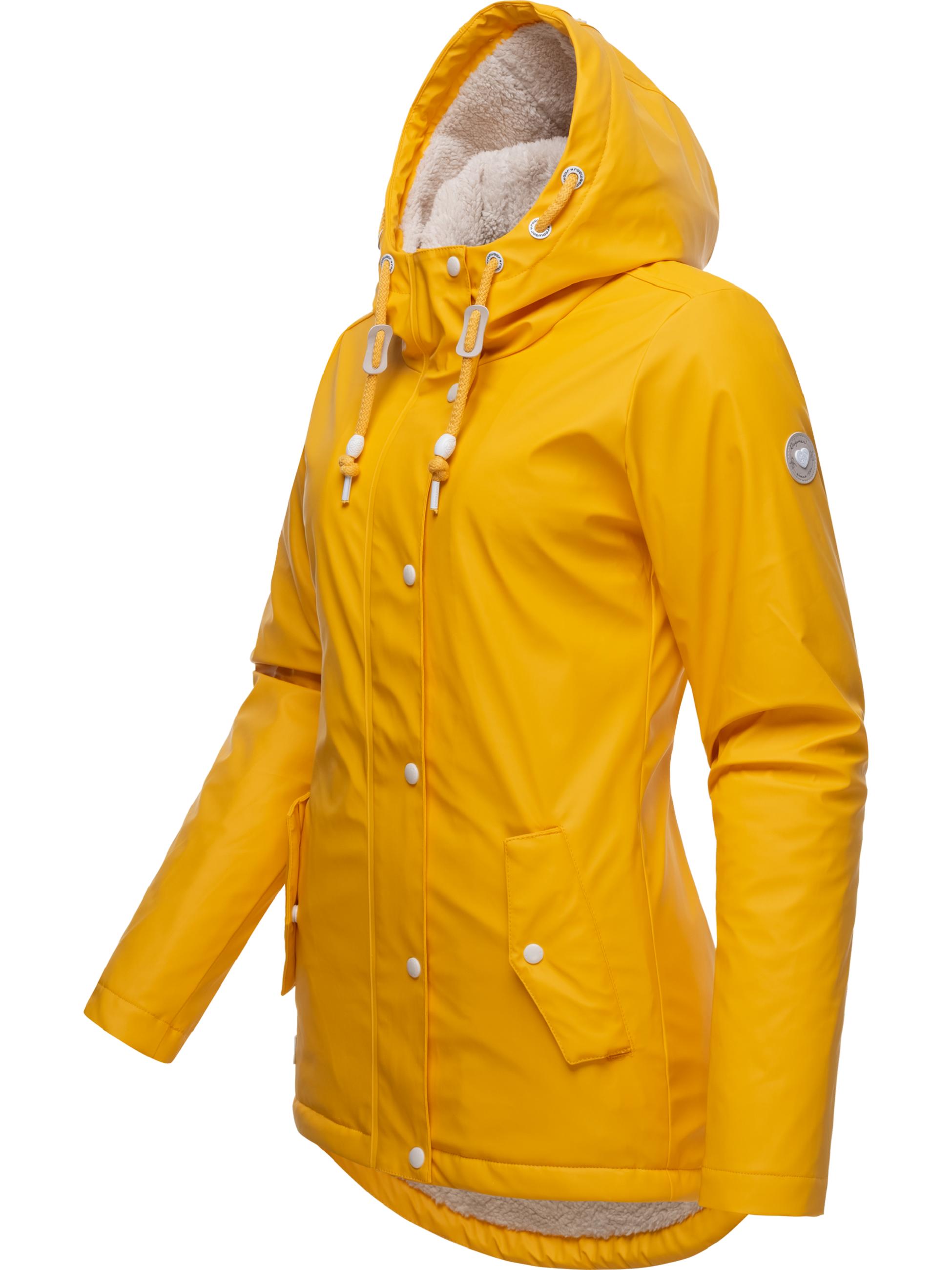 wasserdichte Regenjacke mit Kapuze "Marge" Yellow022