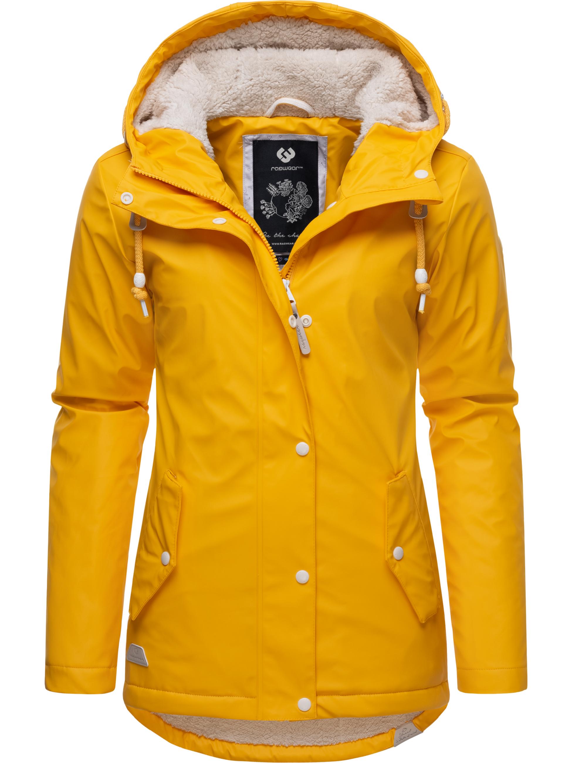 wasserdichte Regenjacke mit Kapuze "Marge" Yellow022