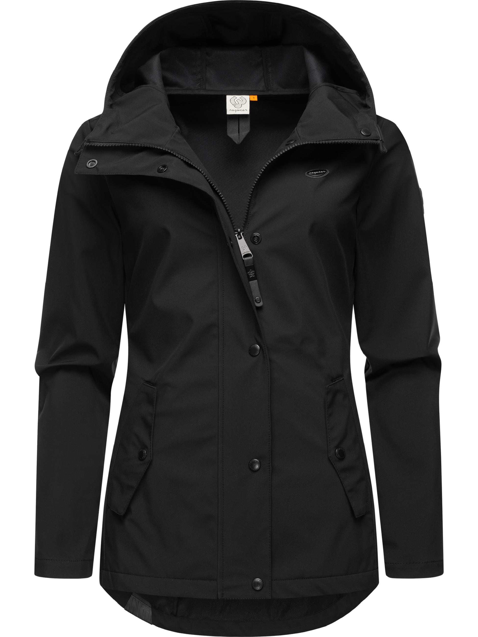 wasserdichte Softshelljacke mit Kapuze "Margge Shell" Black