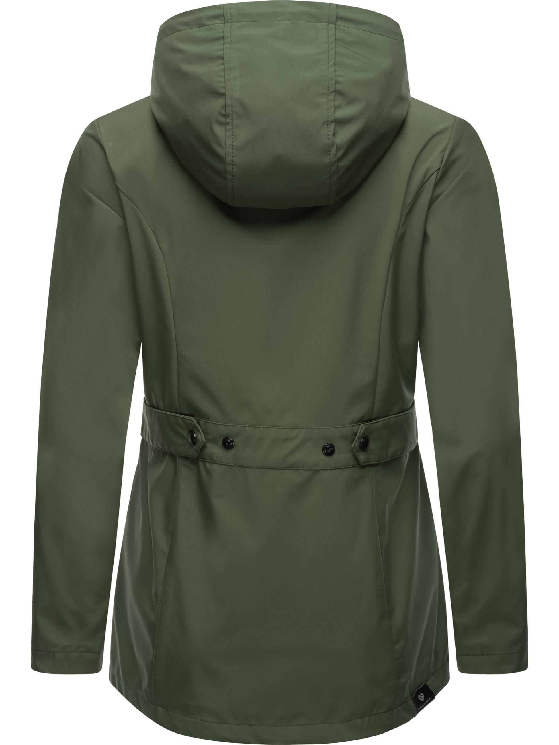 wasserdichte Softshelljacke mit Kapuze "Margge Shell" Dark Olive