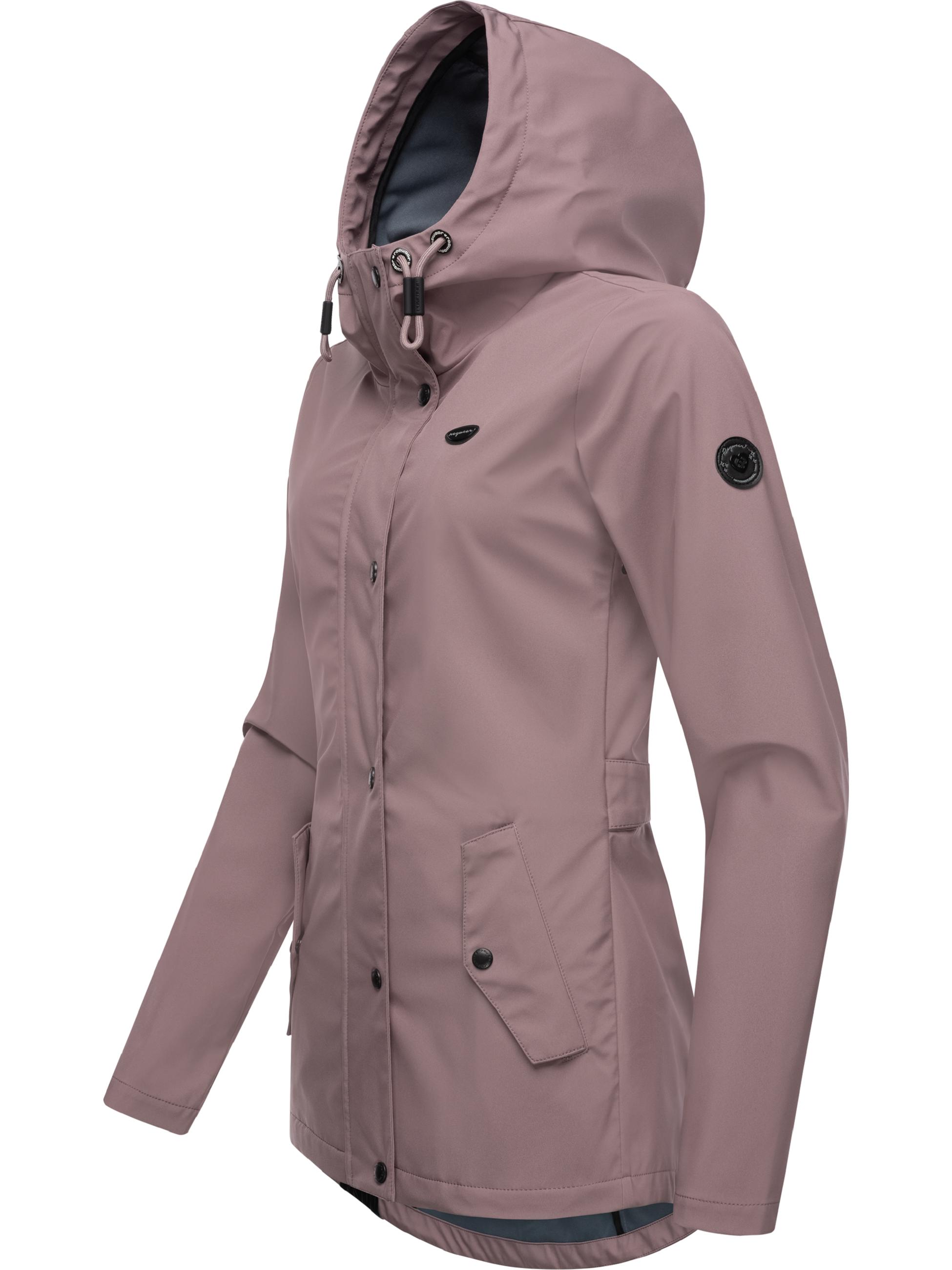 wasserdichte Softshelljacke mit Kapuze "Margge Shell" Mauve