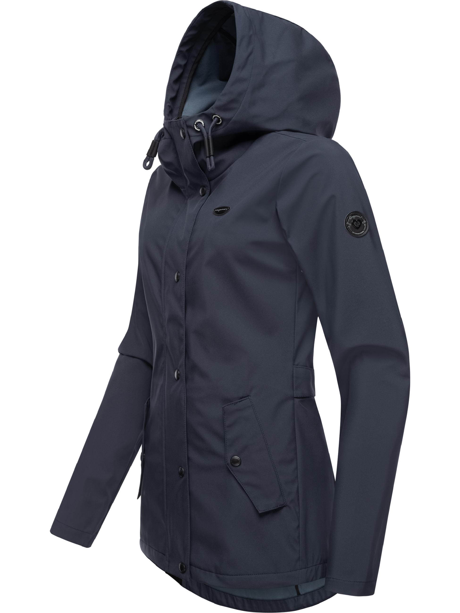 wasserdichte Softshelljacke mit Kapuze "Margge Shell" Navy