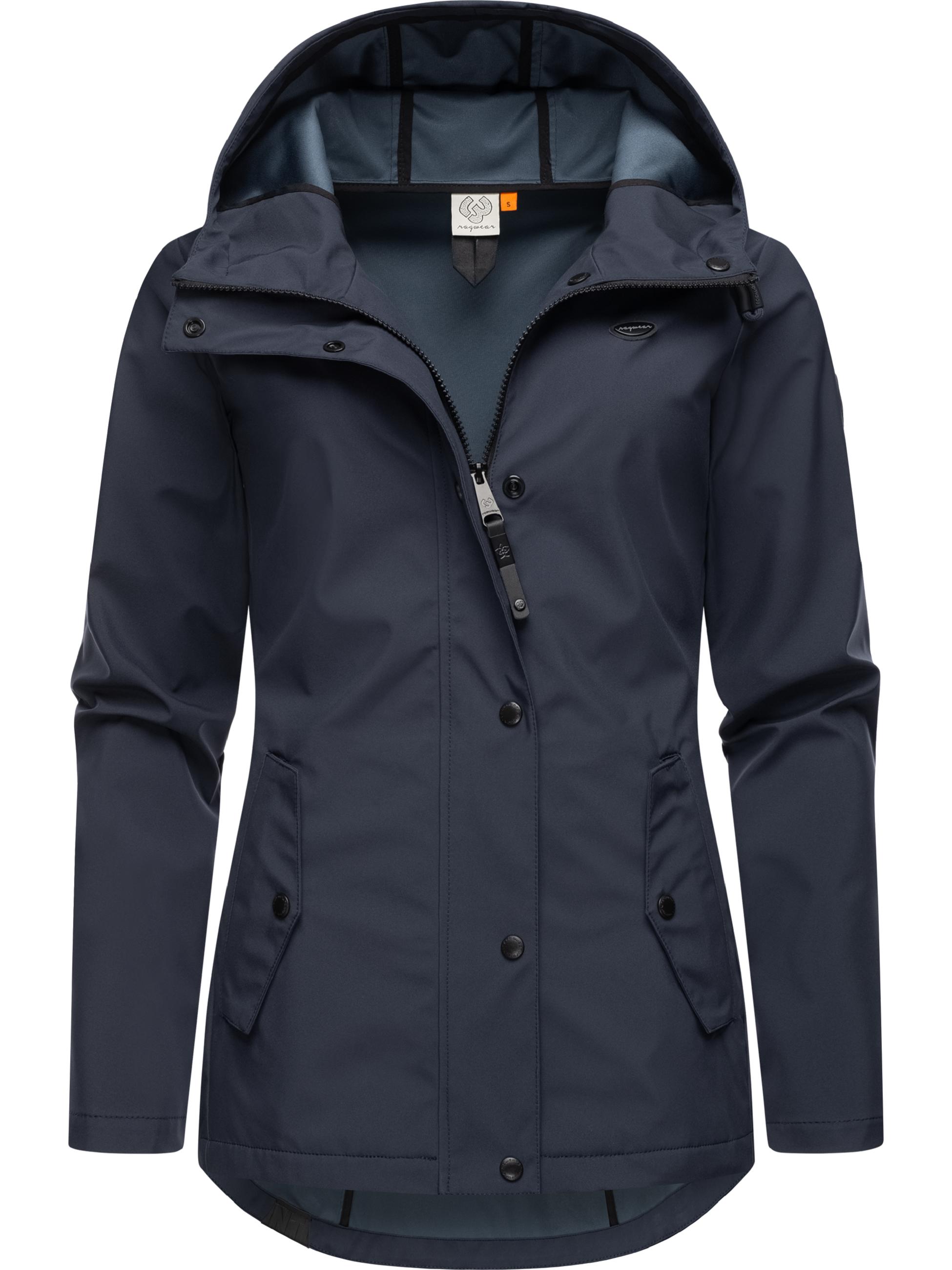 wasserdichte Softshelljacke mit Kapuze "Margge Shell" Navy