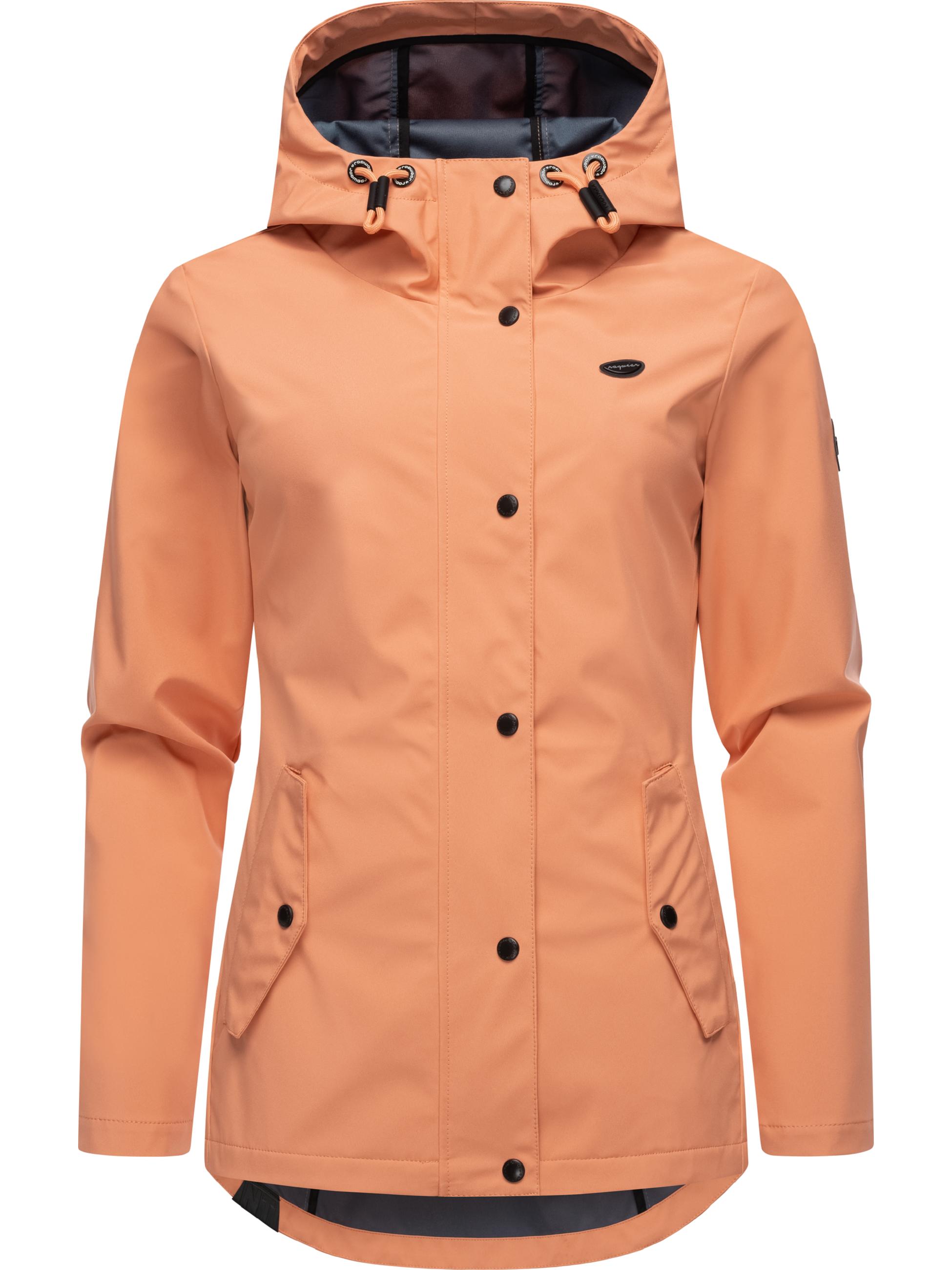 wasserdichte Softshelljacke mit Kapuze "Margge Shell" Peach