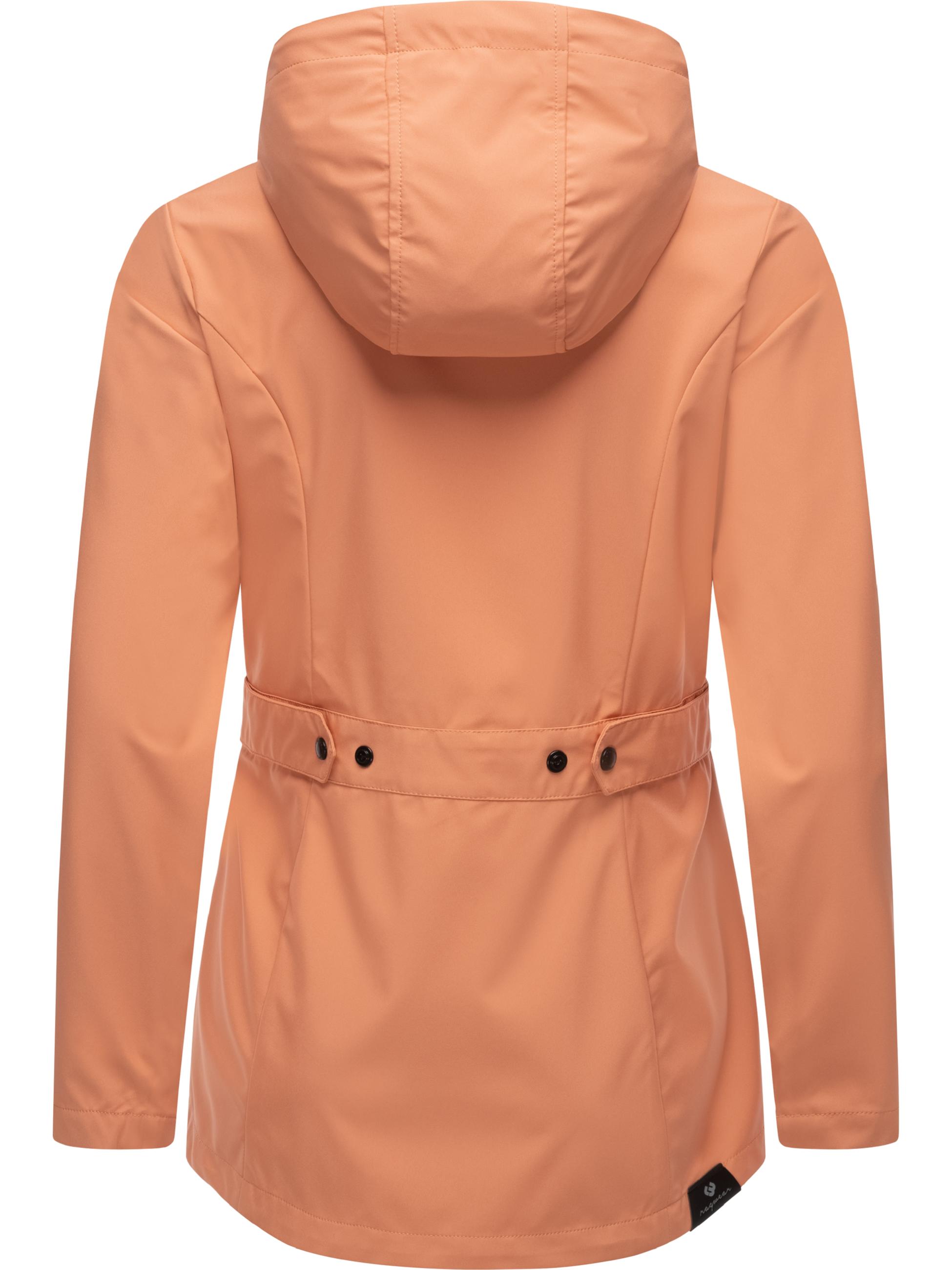 wasserdichte Softshelljacke mit Kapuze "Margge Shell" Peach