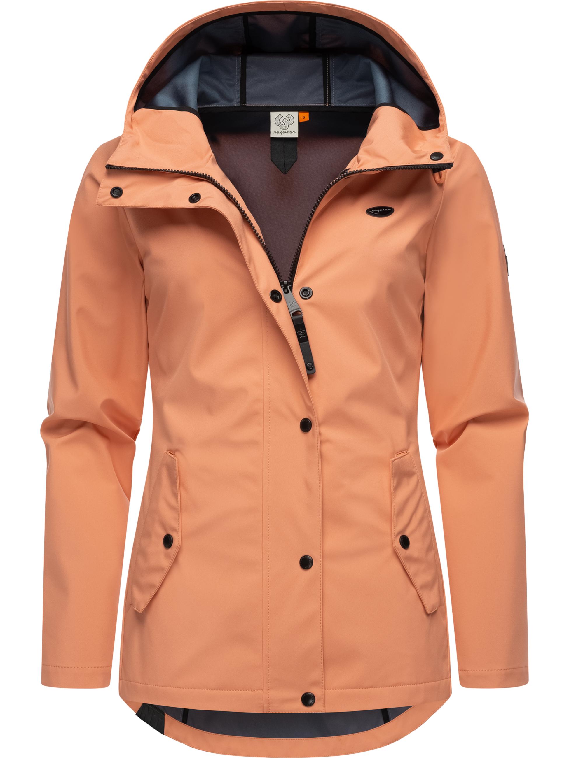 wasserdichte Softshelljacke mit Kapuze "Margge Shell" Peach