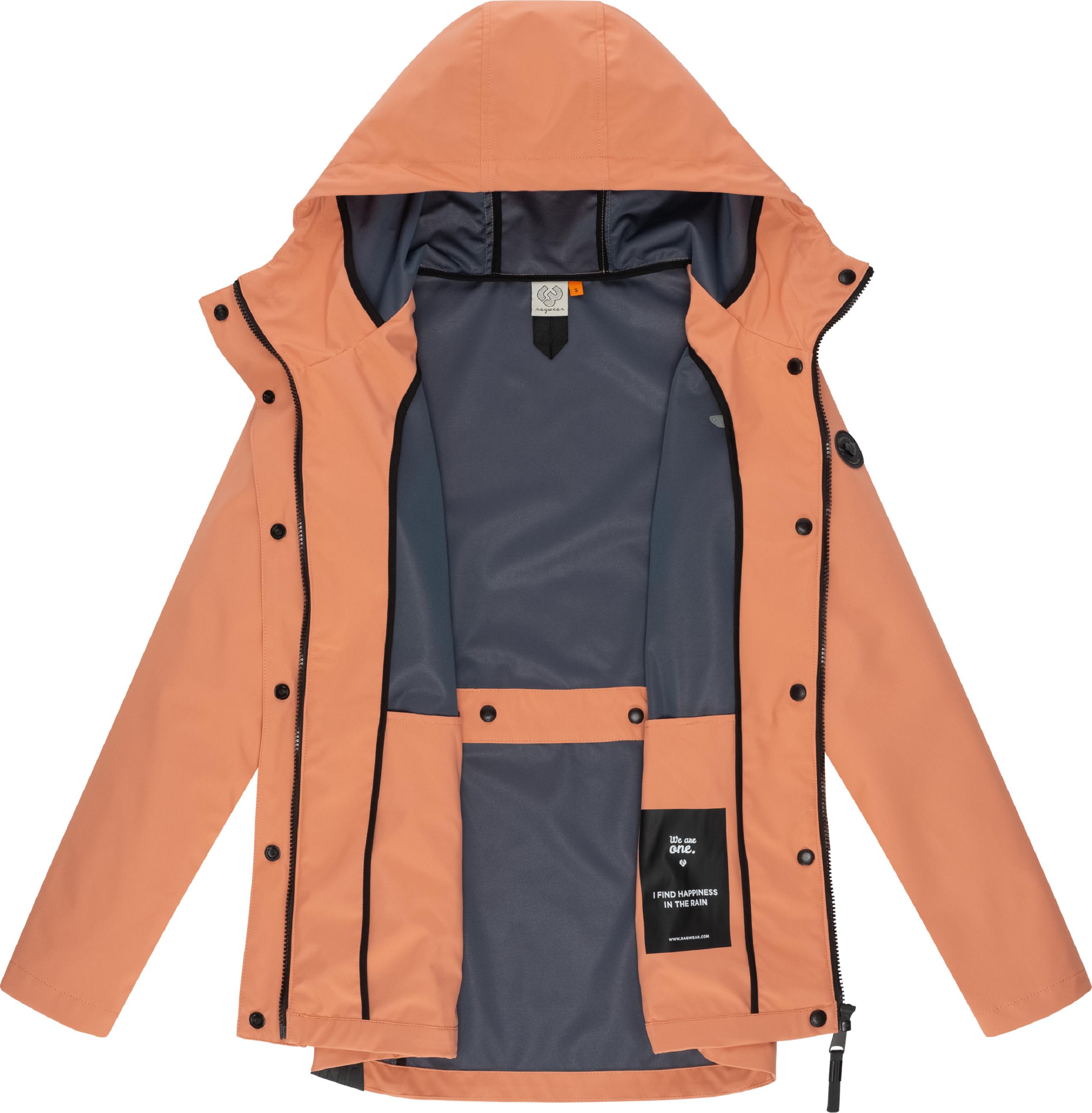 wasserdichte Softshelljacke mit Kapuze "Margge Shell" Peach