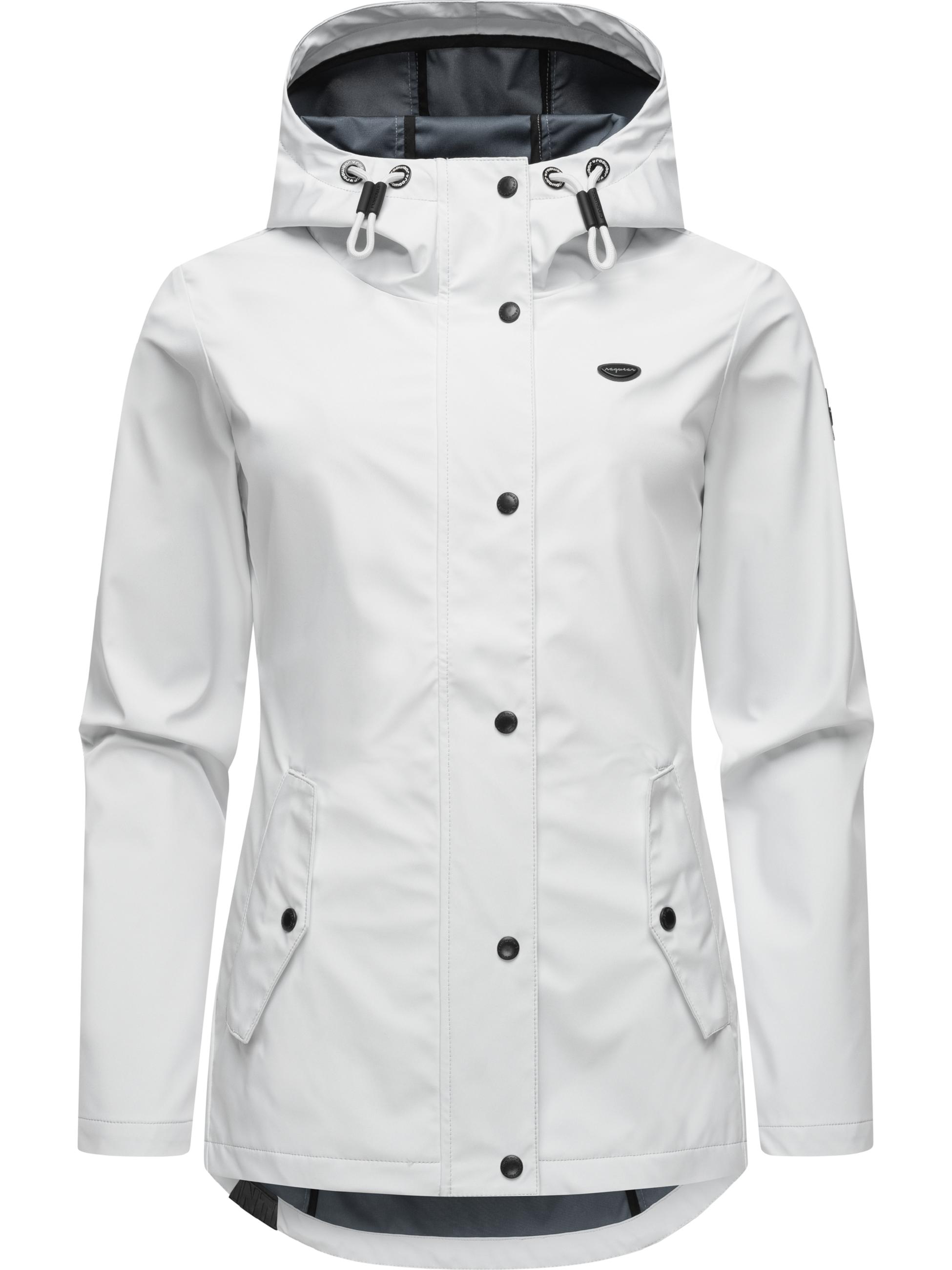 wasserdichte Softshelljacke mit Kapuze "Margge Shell" White