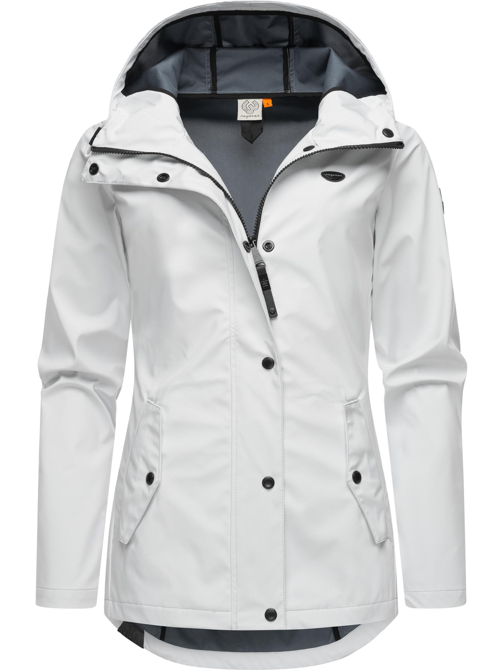 wasserdichte Softshelljacke mit Kapuze "Margge Shell" White