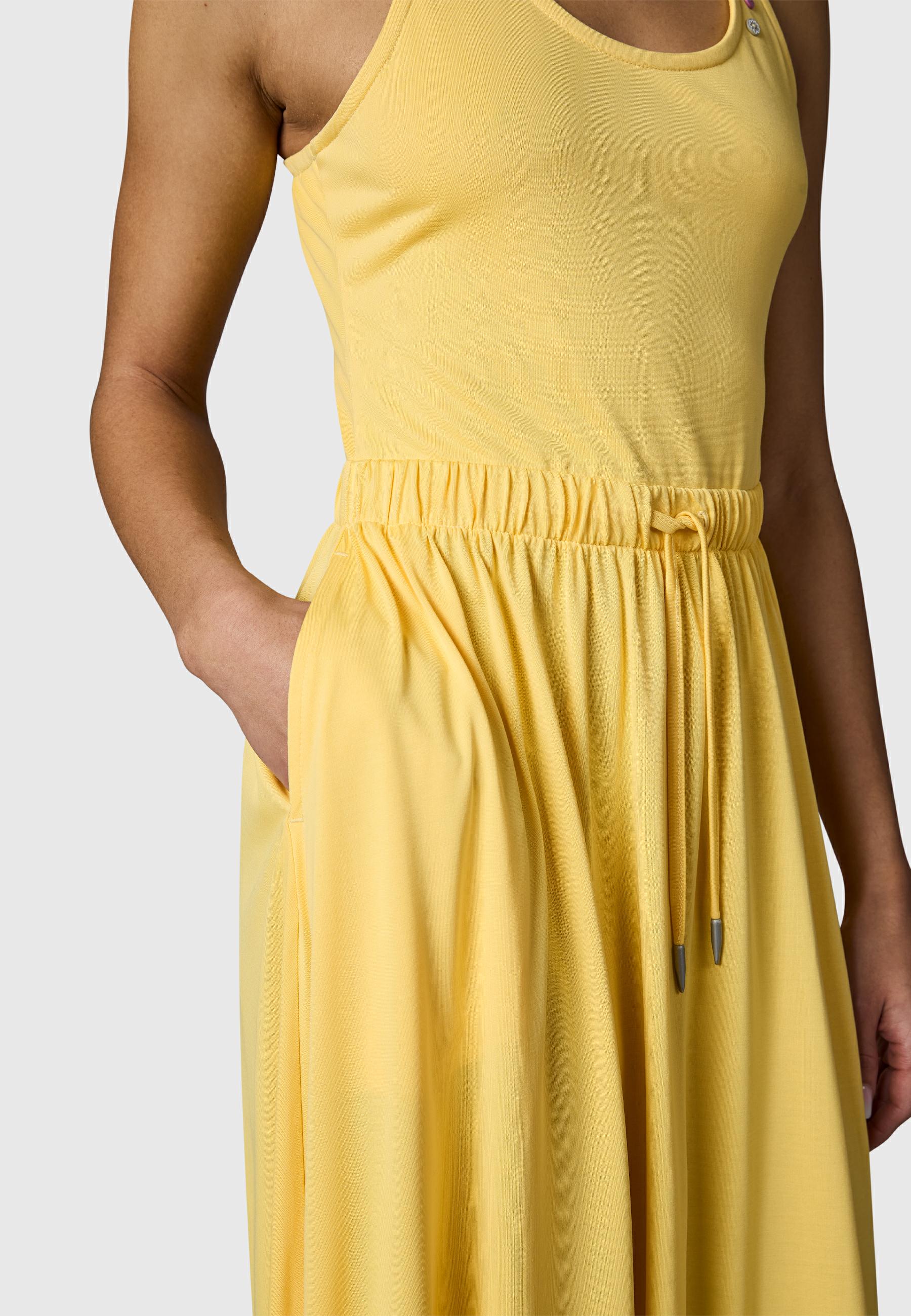 Sommerkleid mit Taillenzugband Mauglia YOUMODO Banana