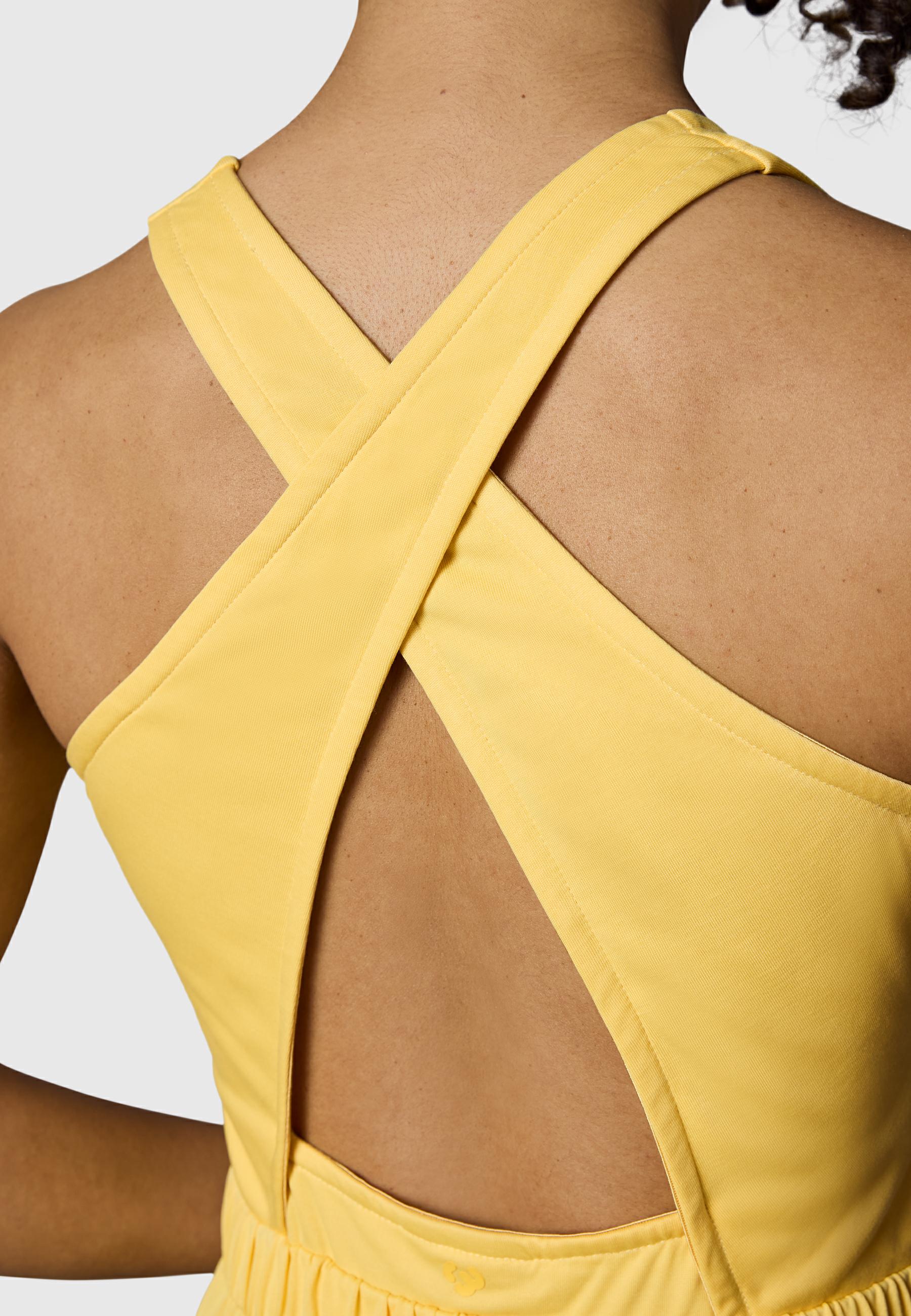 Sommerkleid mit Taillenzugband Mauglia YOUMODO Banana