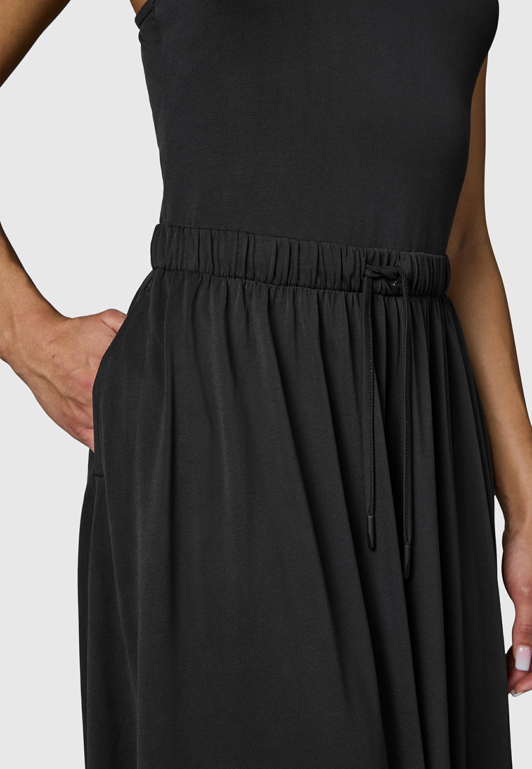 Sommerkleid mit Taillenzugband Mauglia YOUMODO Black