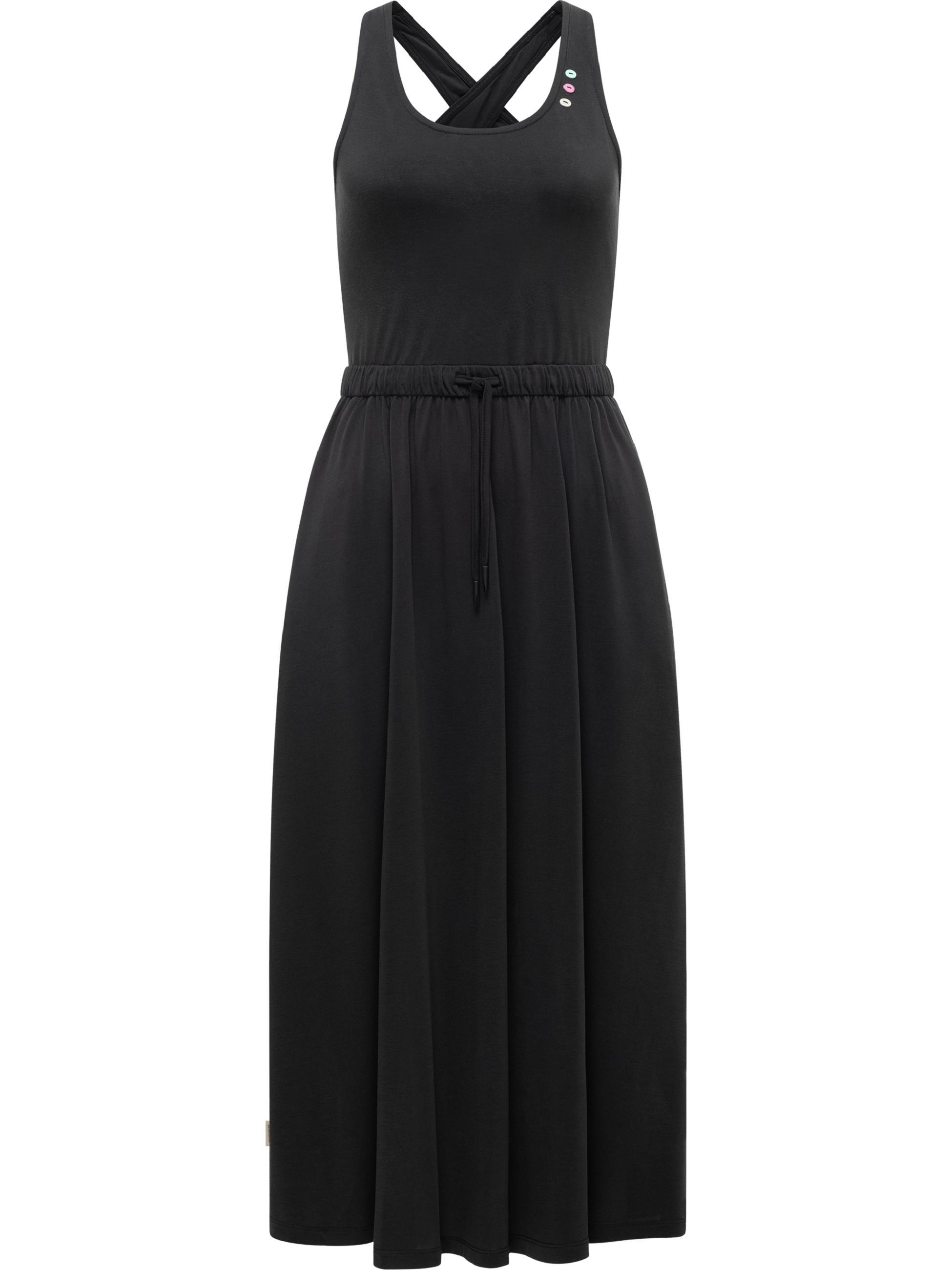 Sommerkleid mit Taillenzugband Mauglia YOUMODO Black