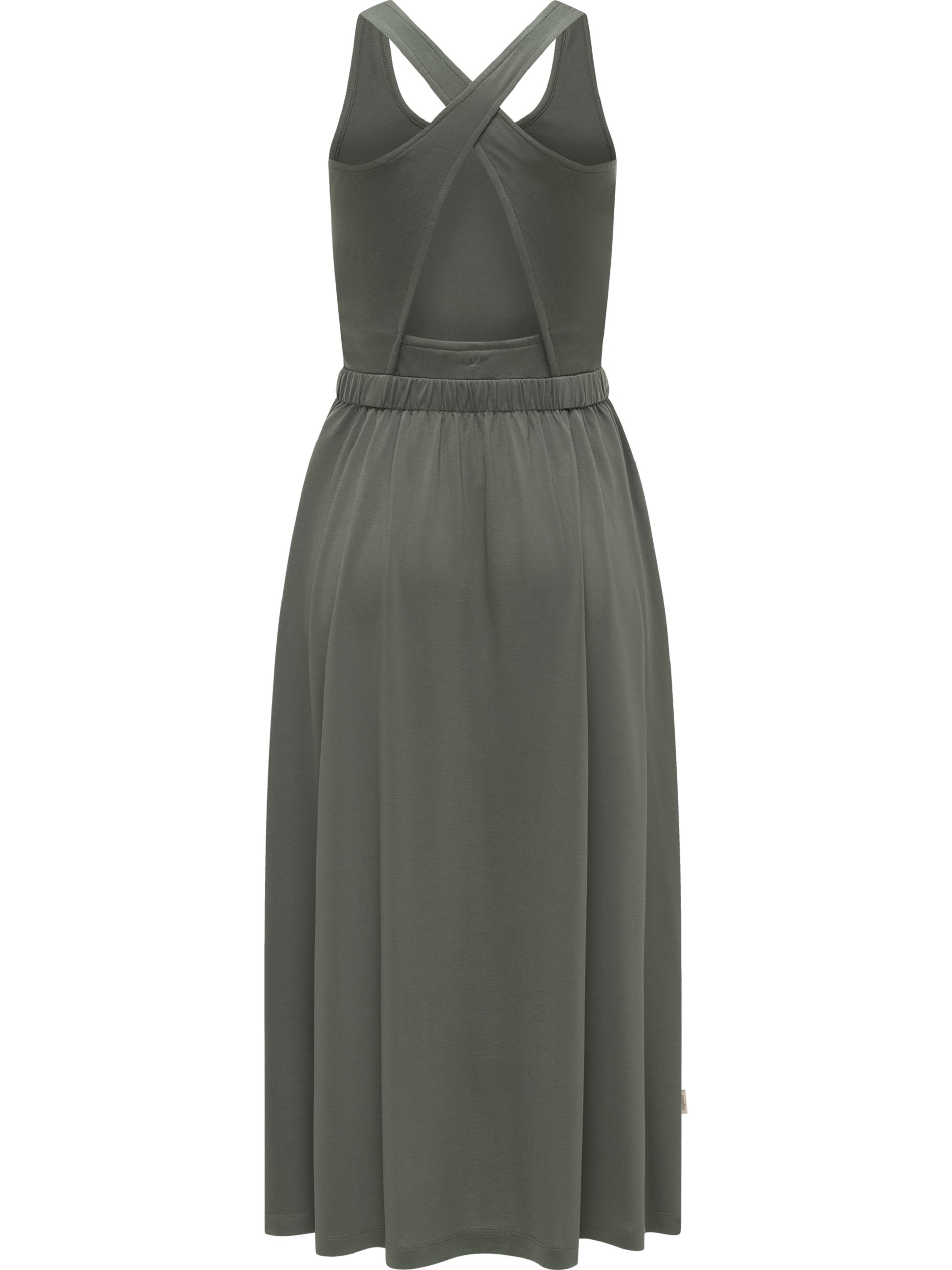 Sommerkleid mit Taillenzugband Mauglia YOUMODO Dark Olive