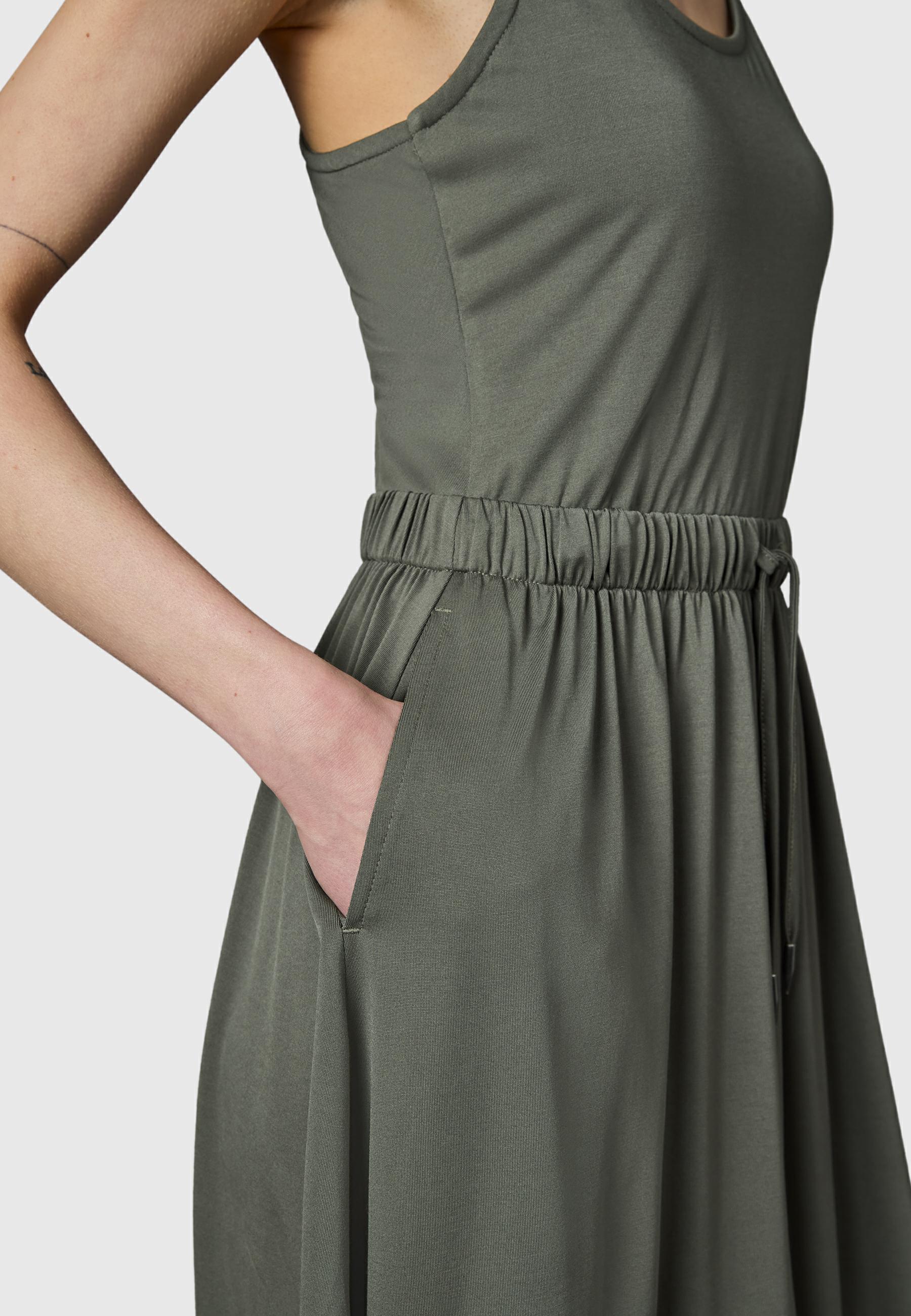 Sommerkleid mit Taillenzugband Mauglia YOUMODO Dark Olive