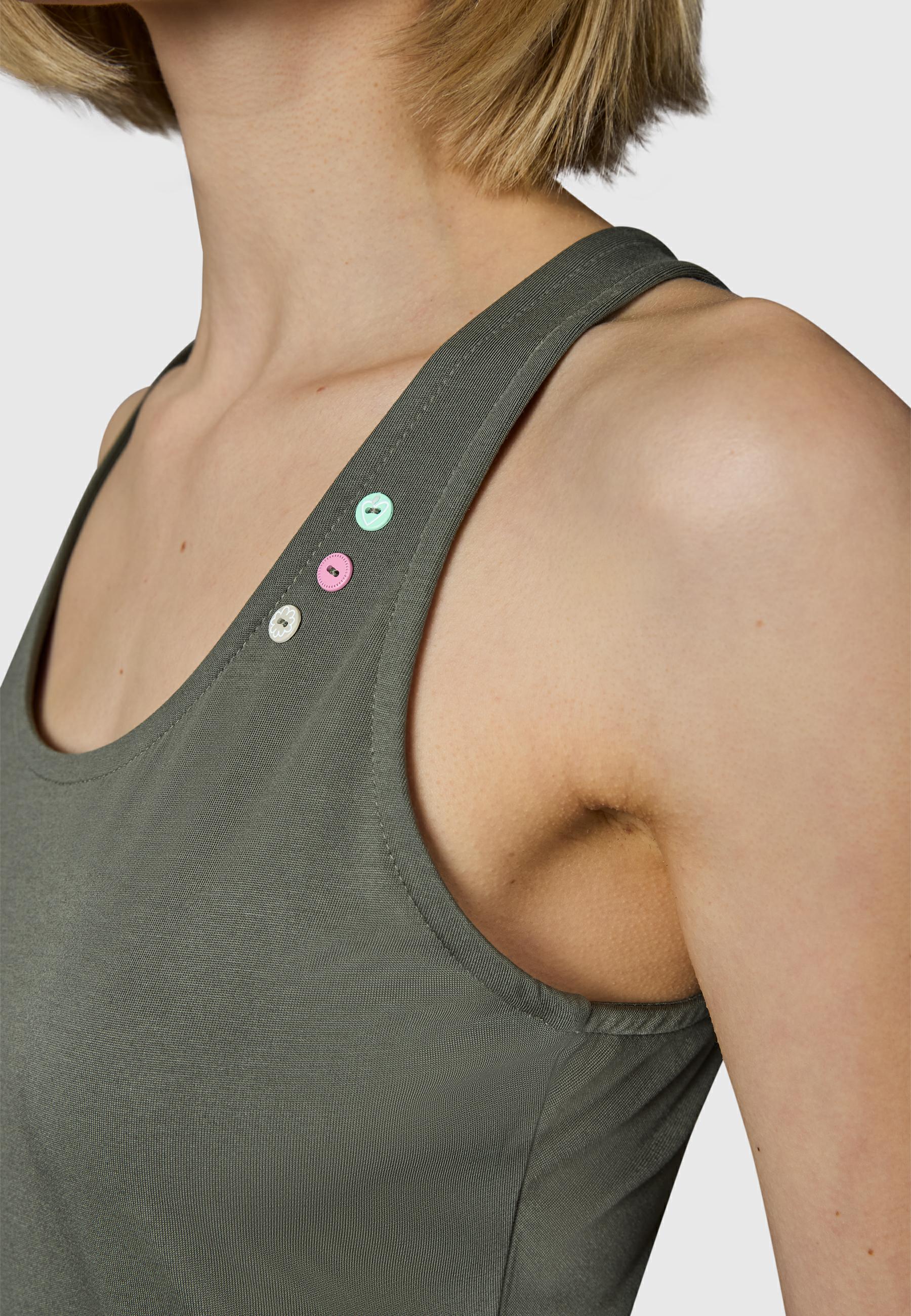 Sommerkleid mit Taillenzugband Mauglia YOUMODO Dark Olive