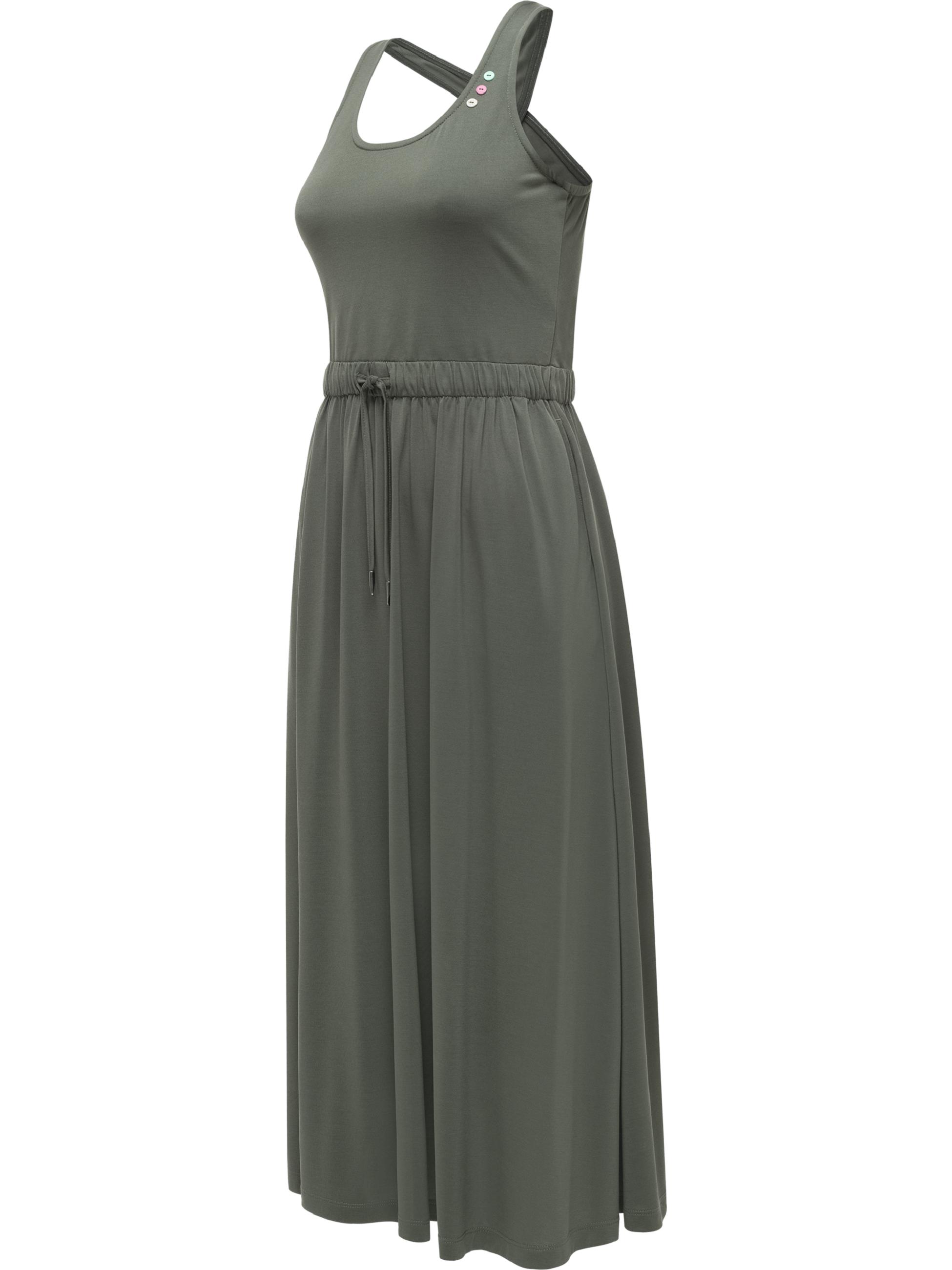 Sommerkleid mit Taillenzugband Mauglia YOUMODO Dark Olive