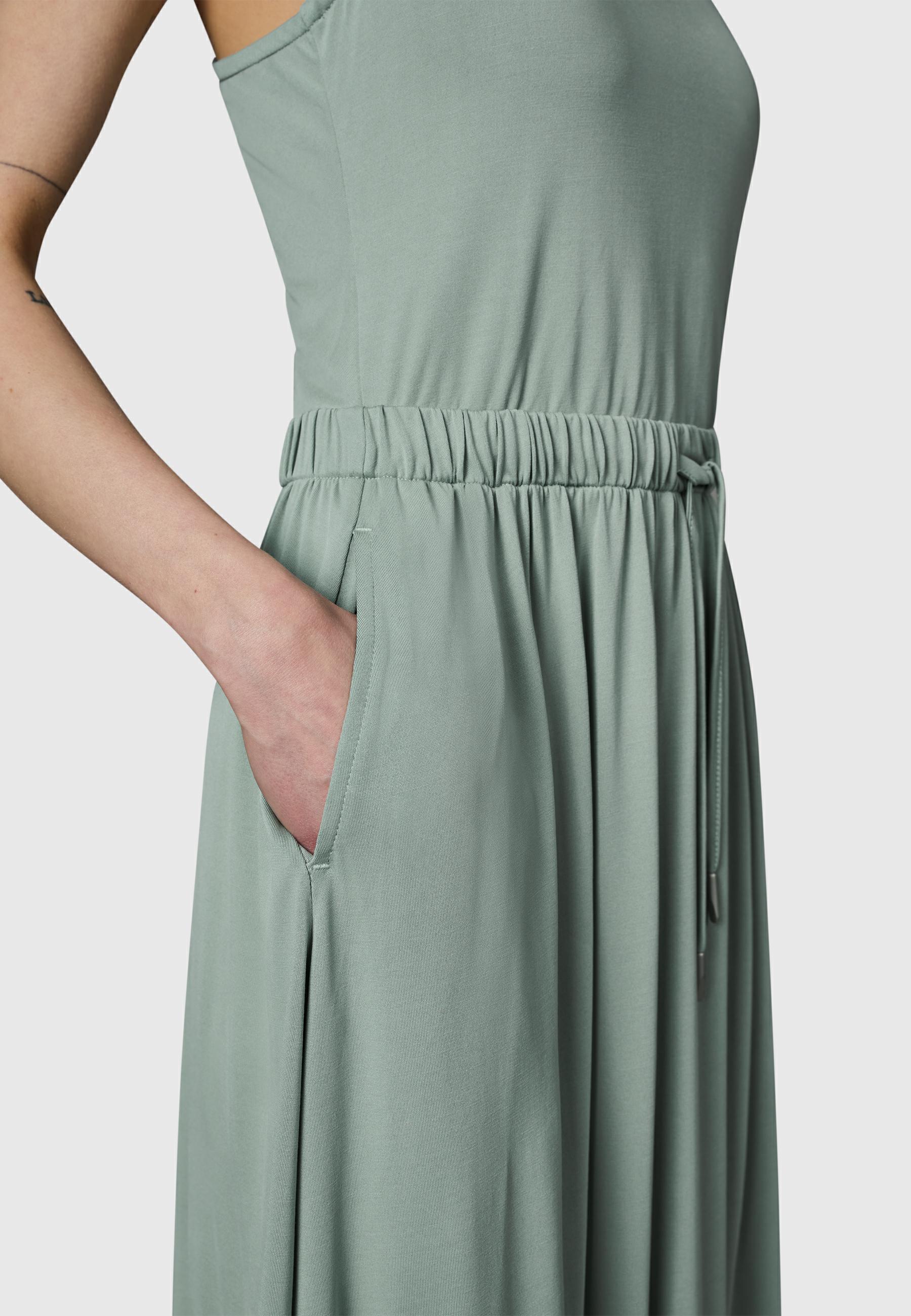 Sommerkleid mit Taillenzugband Mauglia YOUMODO Dursty Green